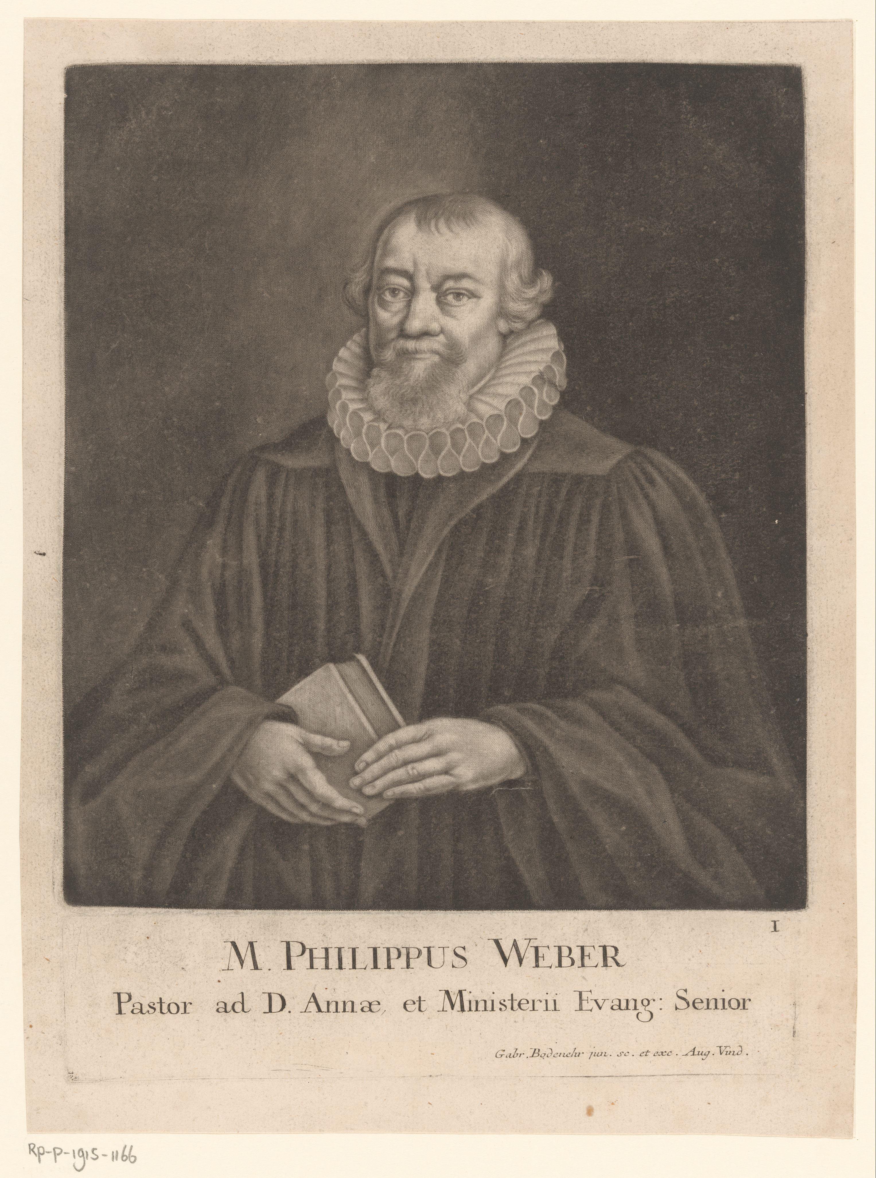 Portret van Philipp Weber