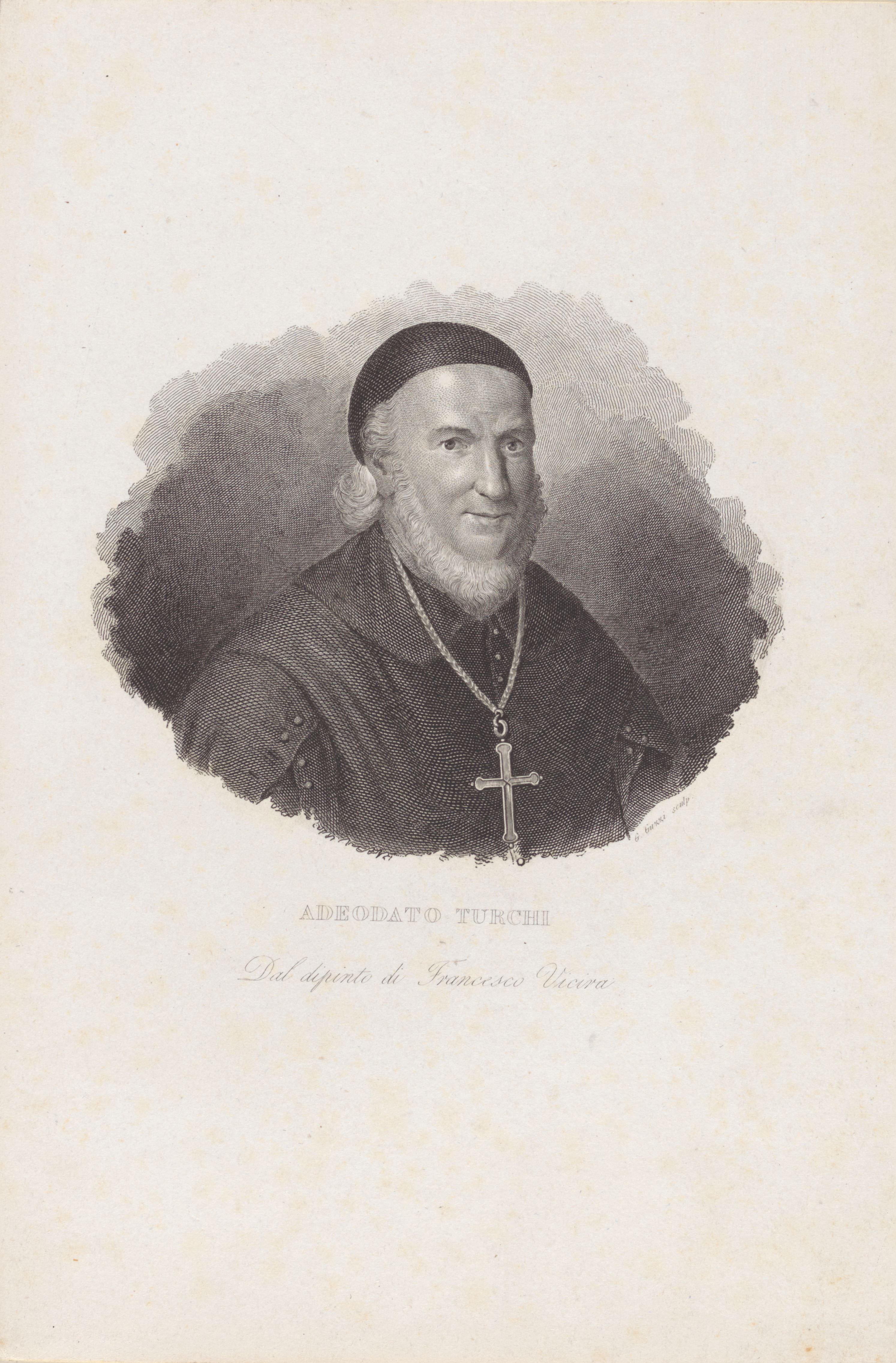 Portret van geestelijke Adeodato Turchi