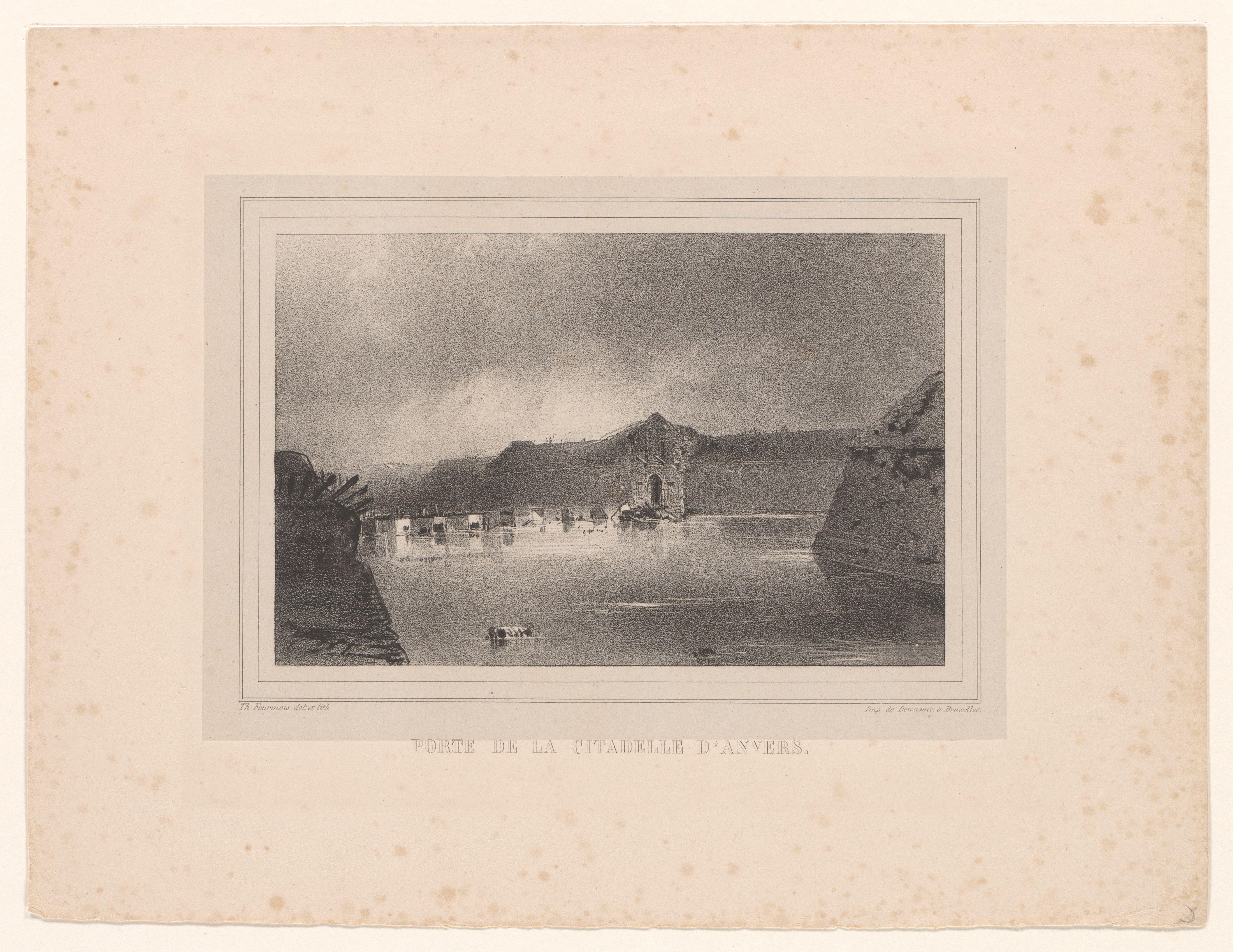 Haven van de Citadel van Antwerpen, 1833