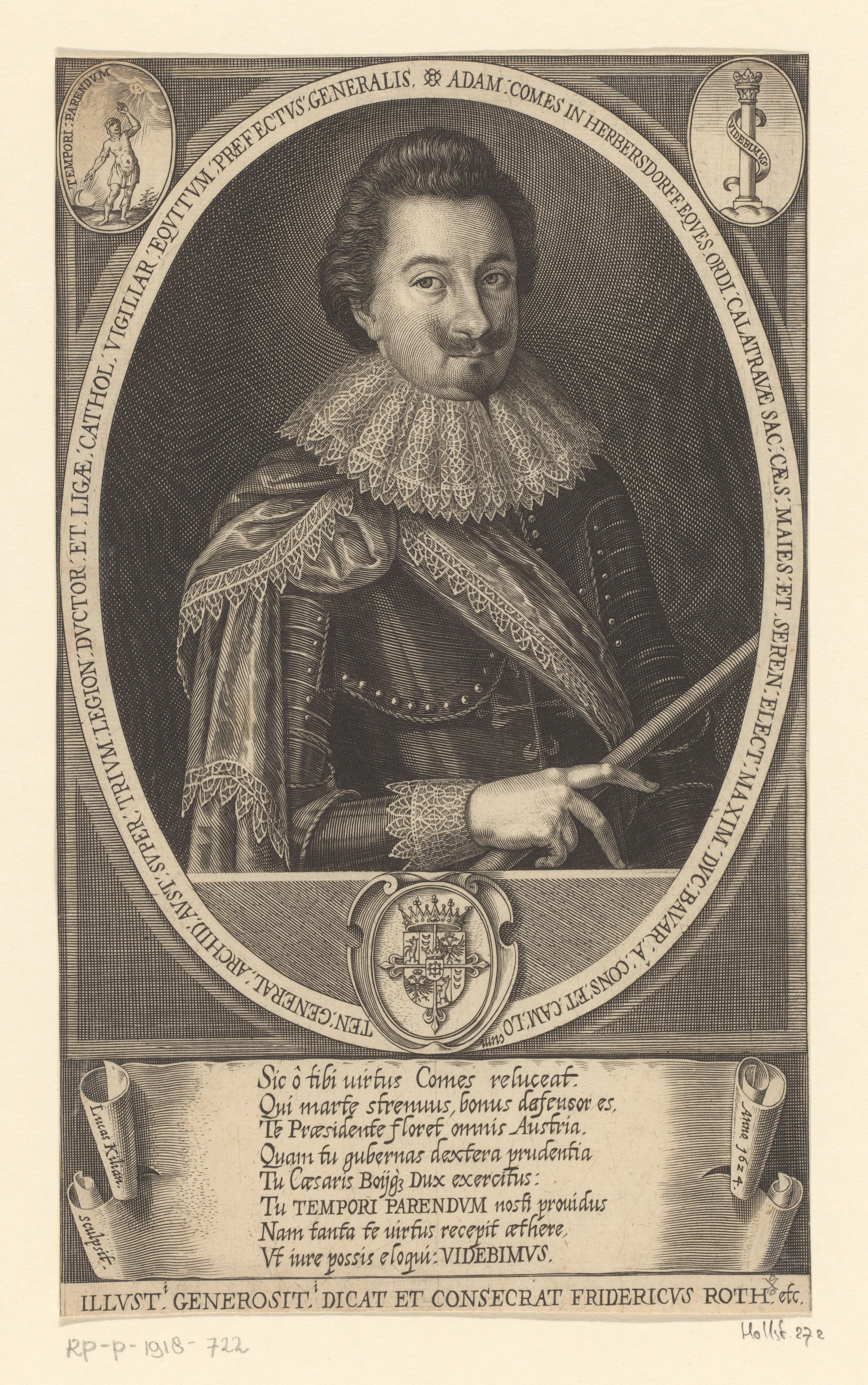 Portret van Adam von Herbersdorff