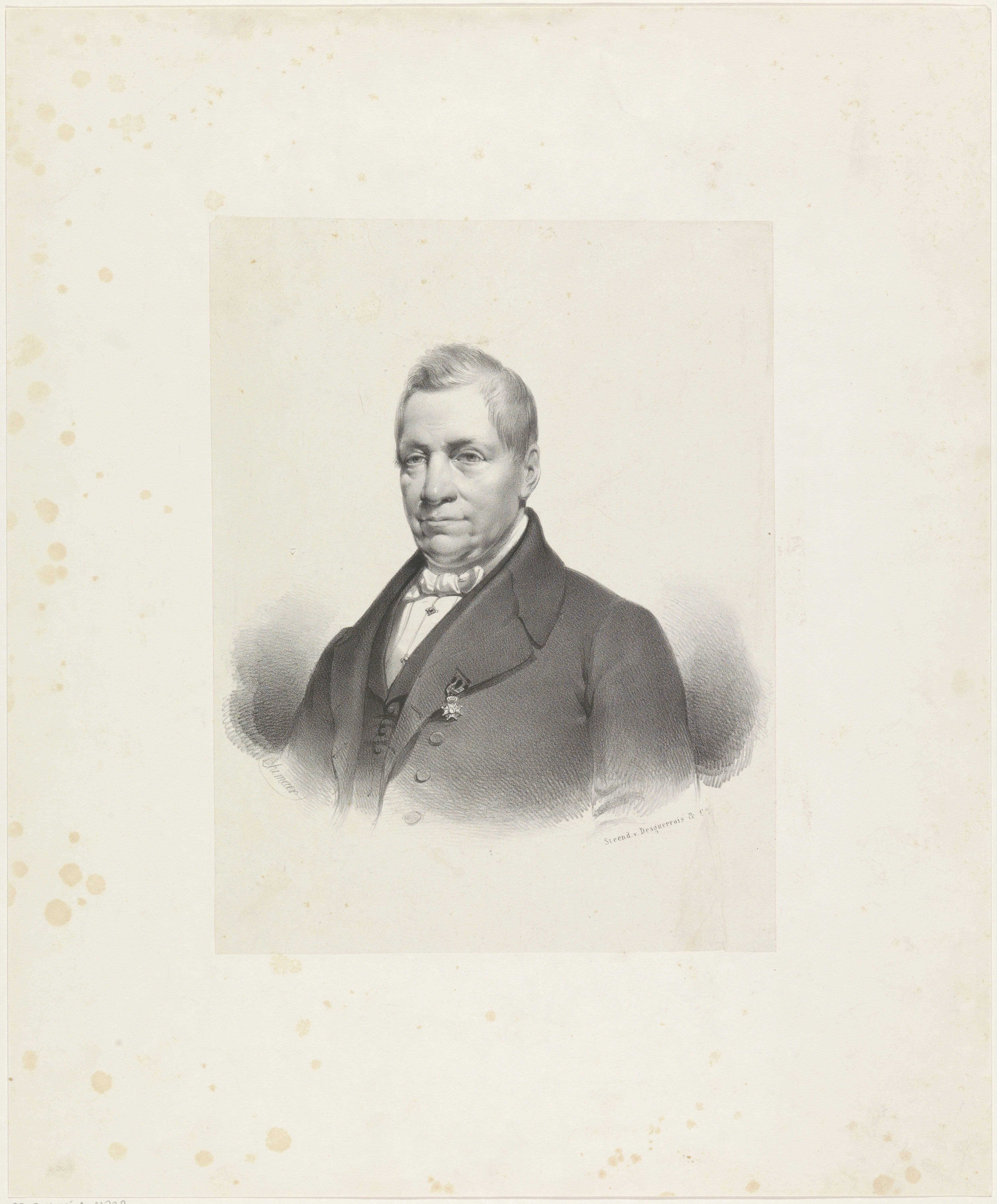 Portret van een onbekende man