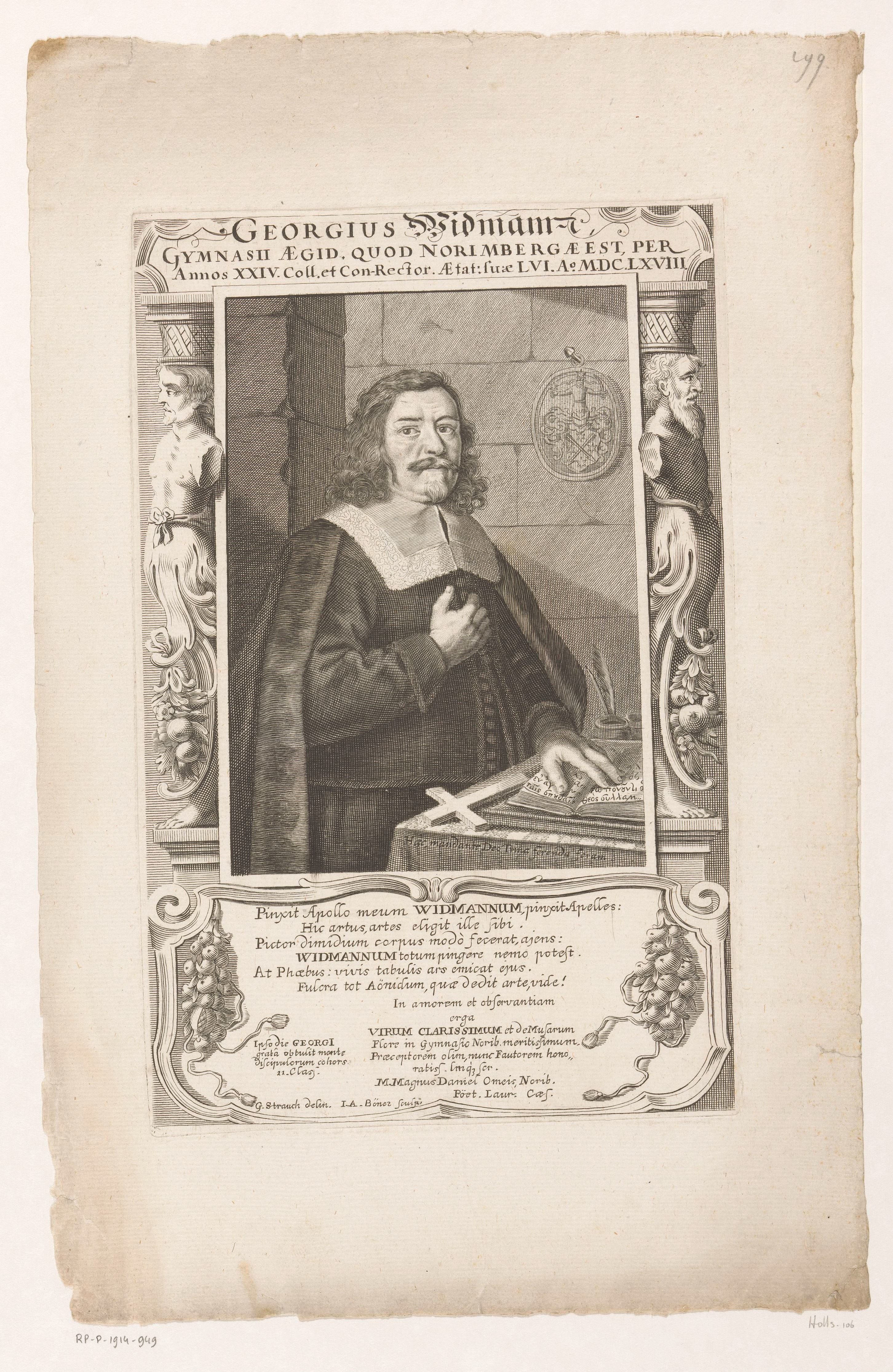 Portret van Georg Widmann