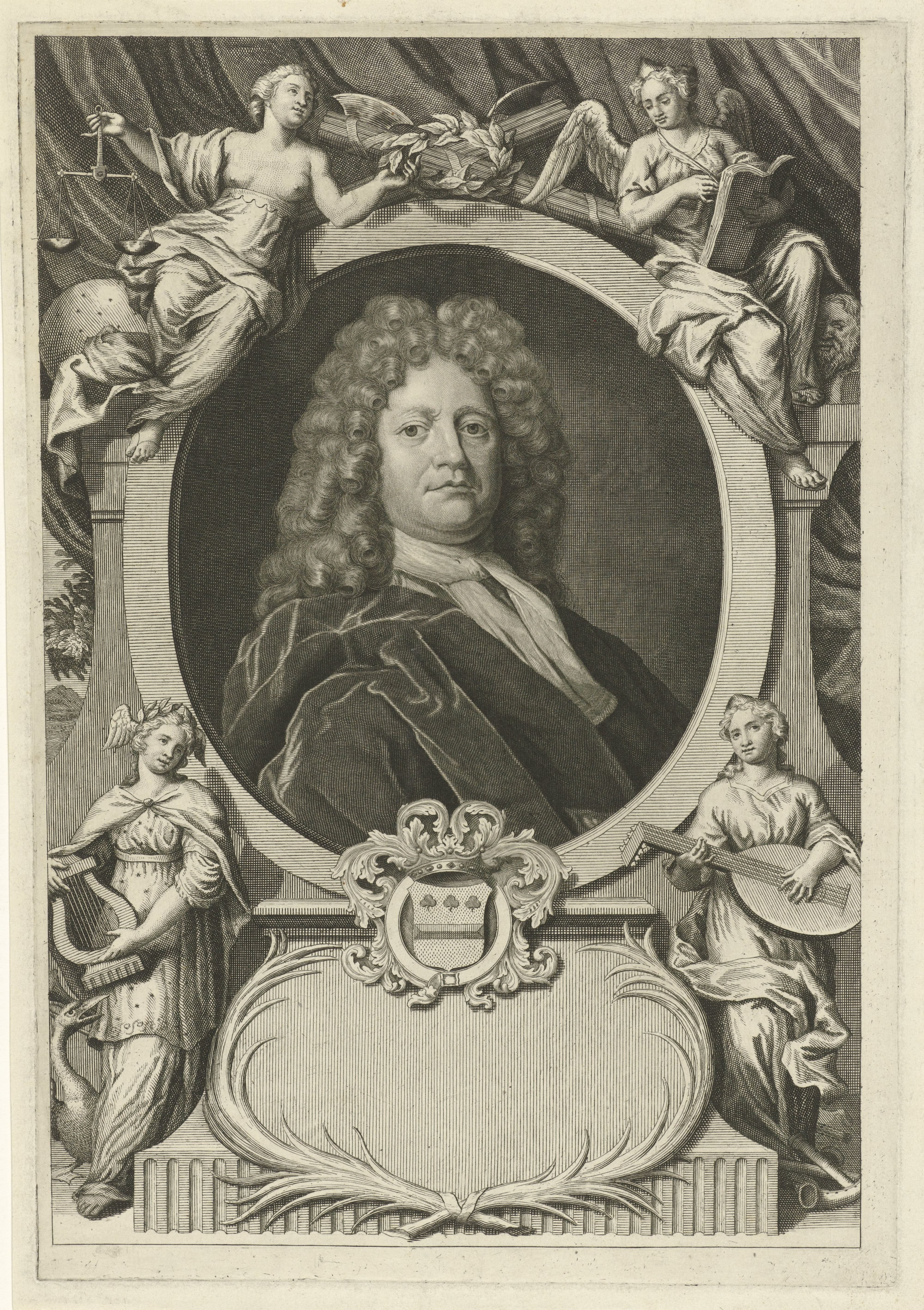 Portret van Alexander de Muncq op 55-jarige leeftijd