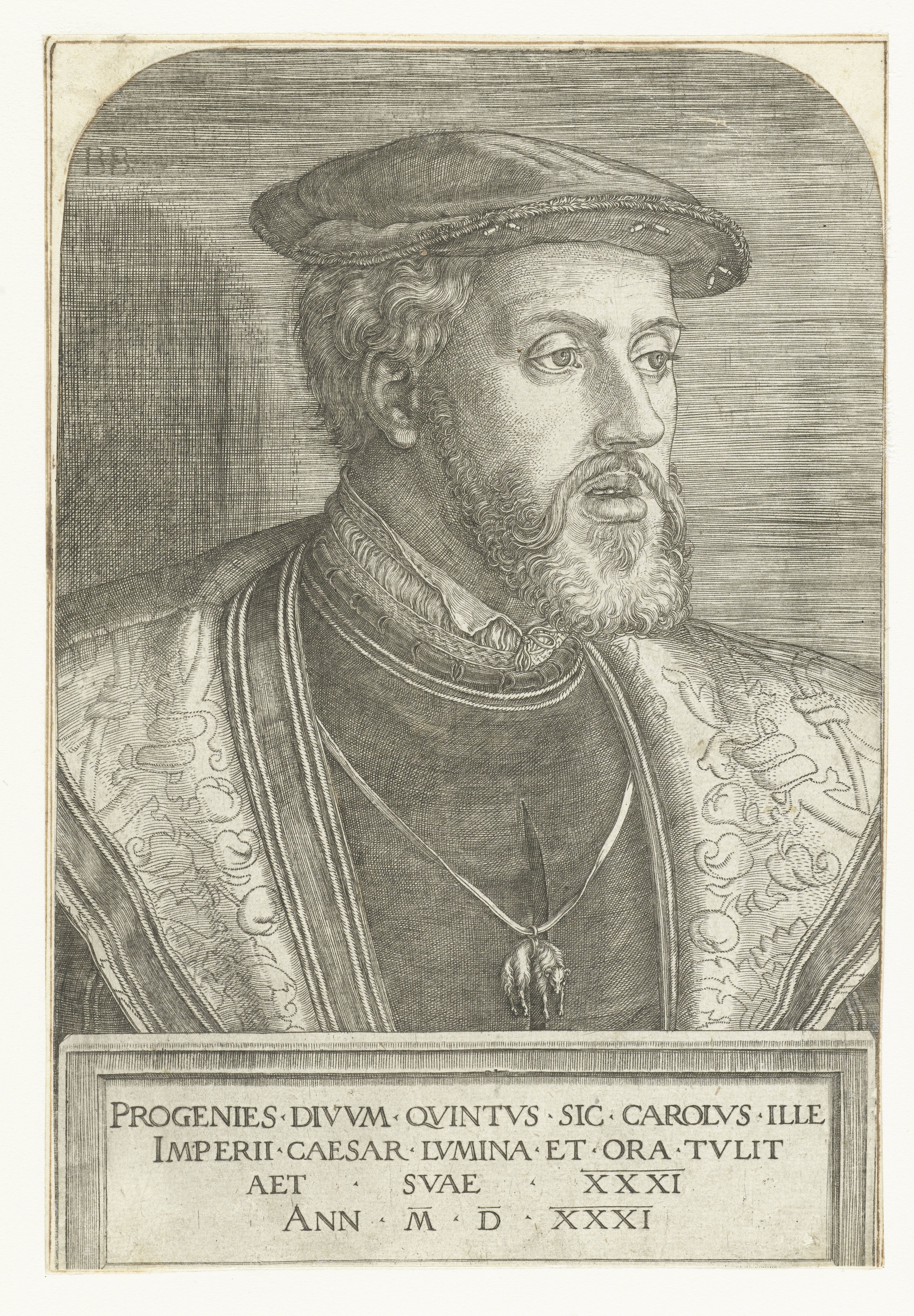 Portret van keizer Karel V