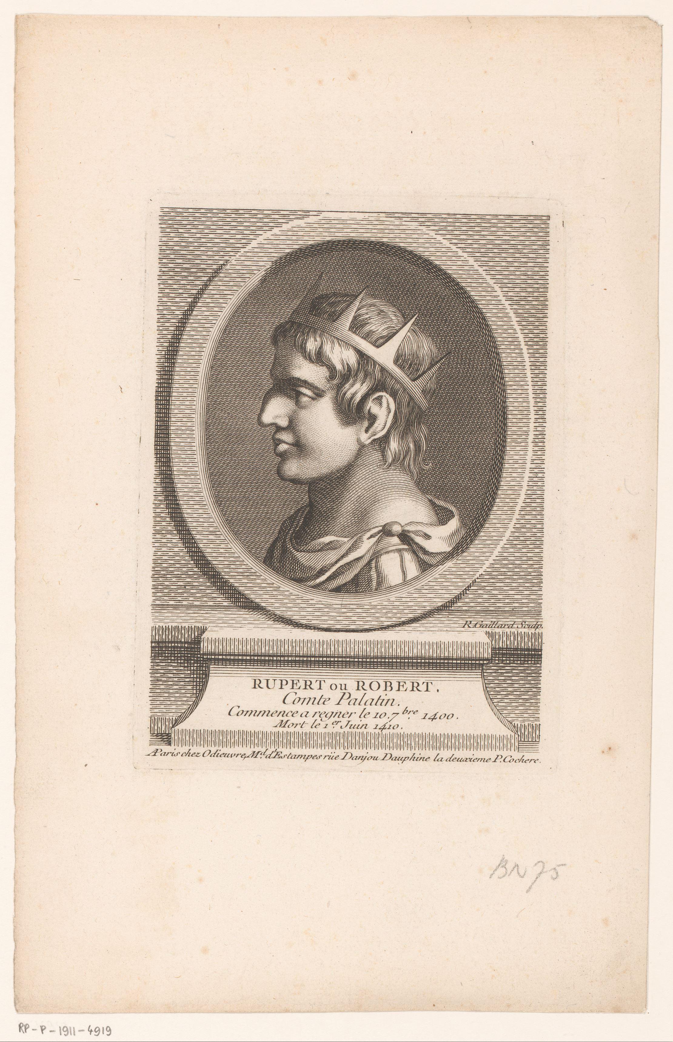 Portret van Ruprecht van de Palts
