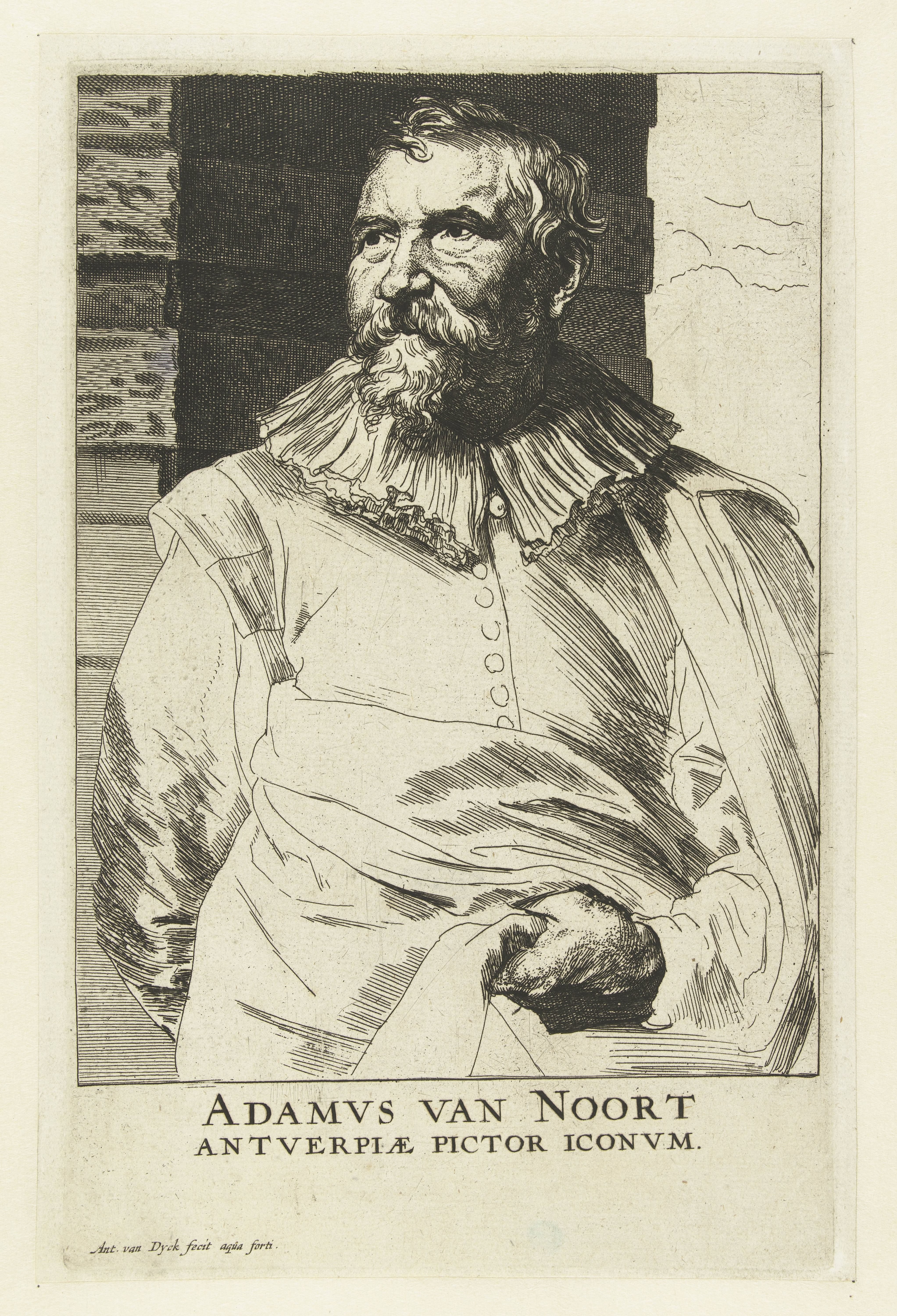 Portret van Adam van Noort