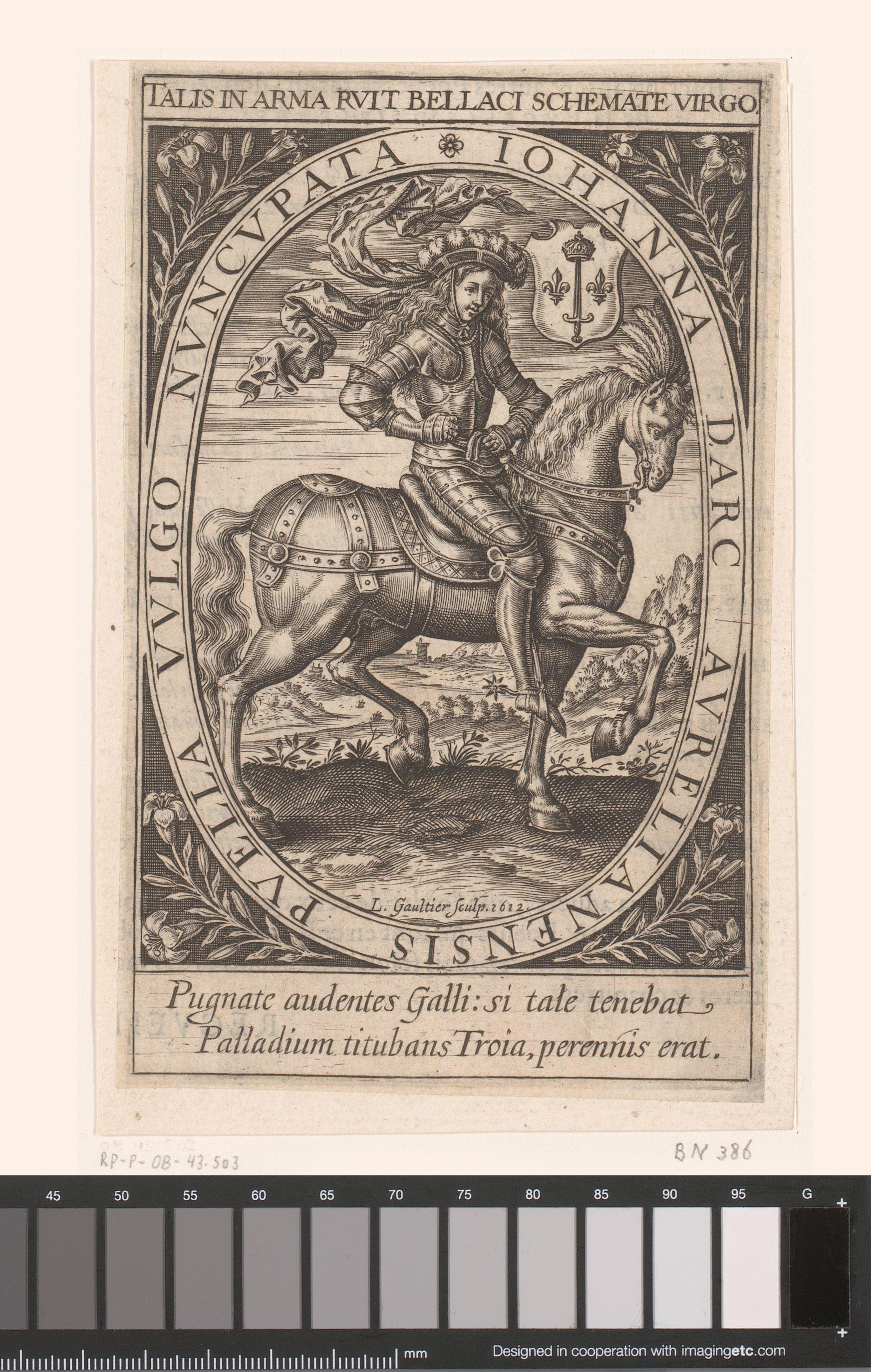Ruiterportret van Jeanne d'Arc