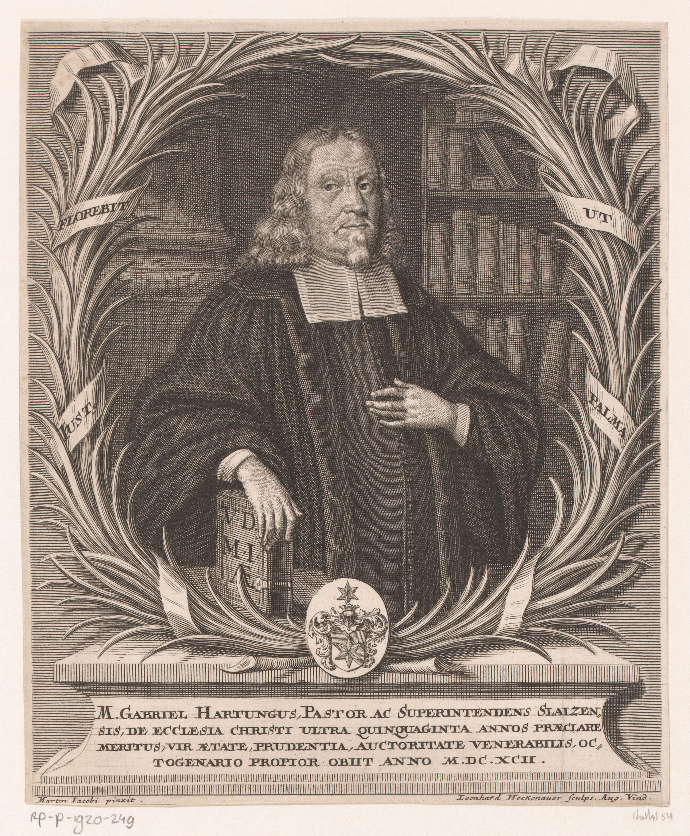Portret van Gabriel Hartung