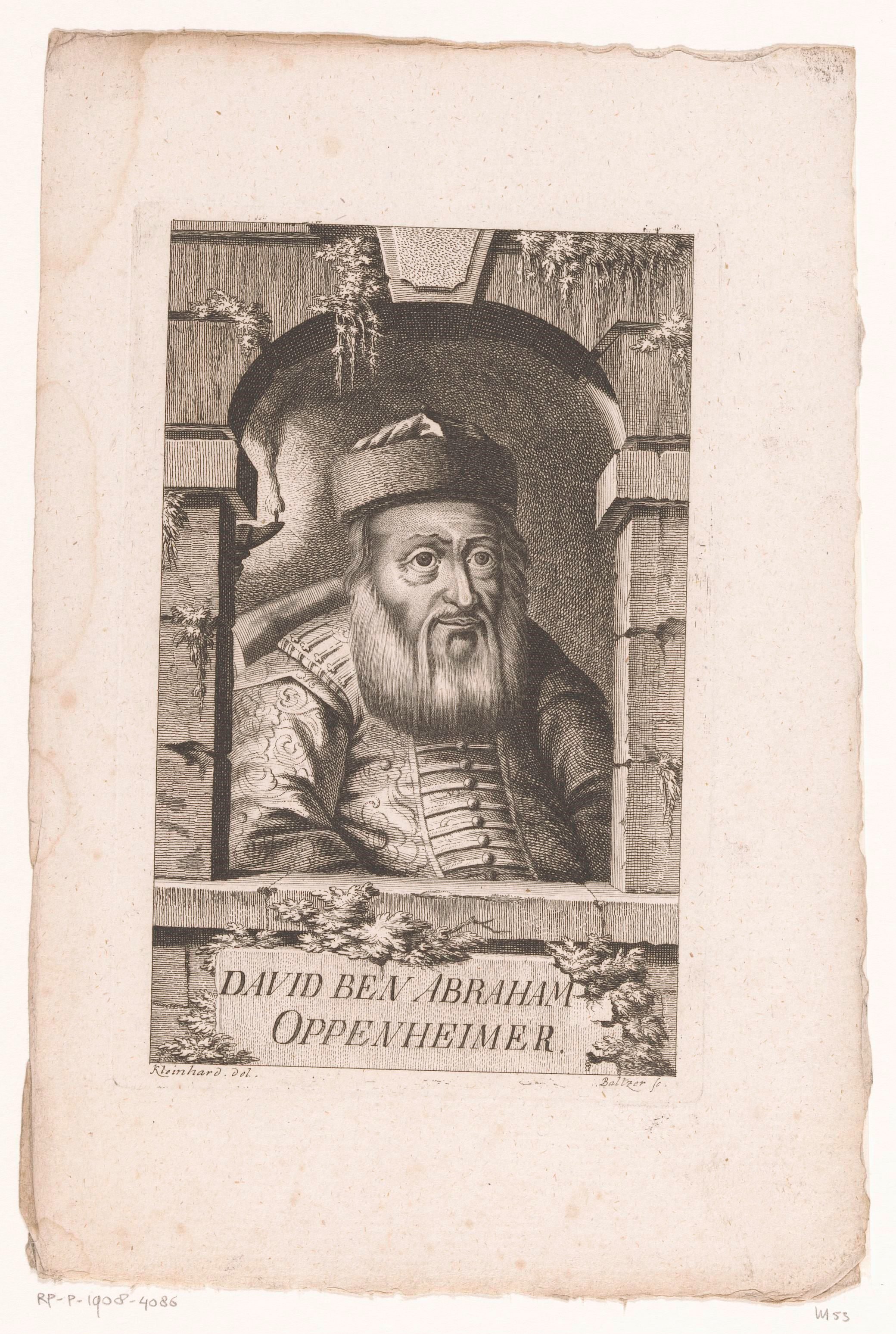 Portret van David Oppenheim