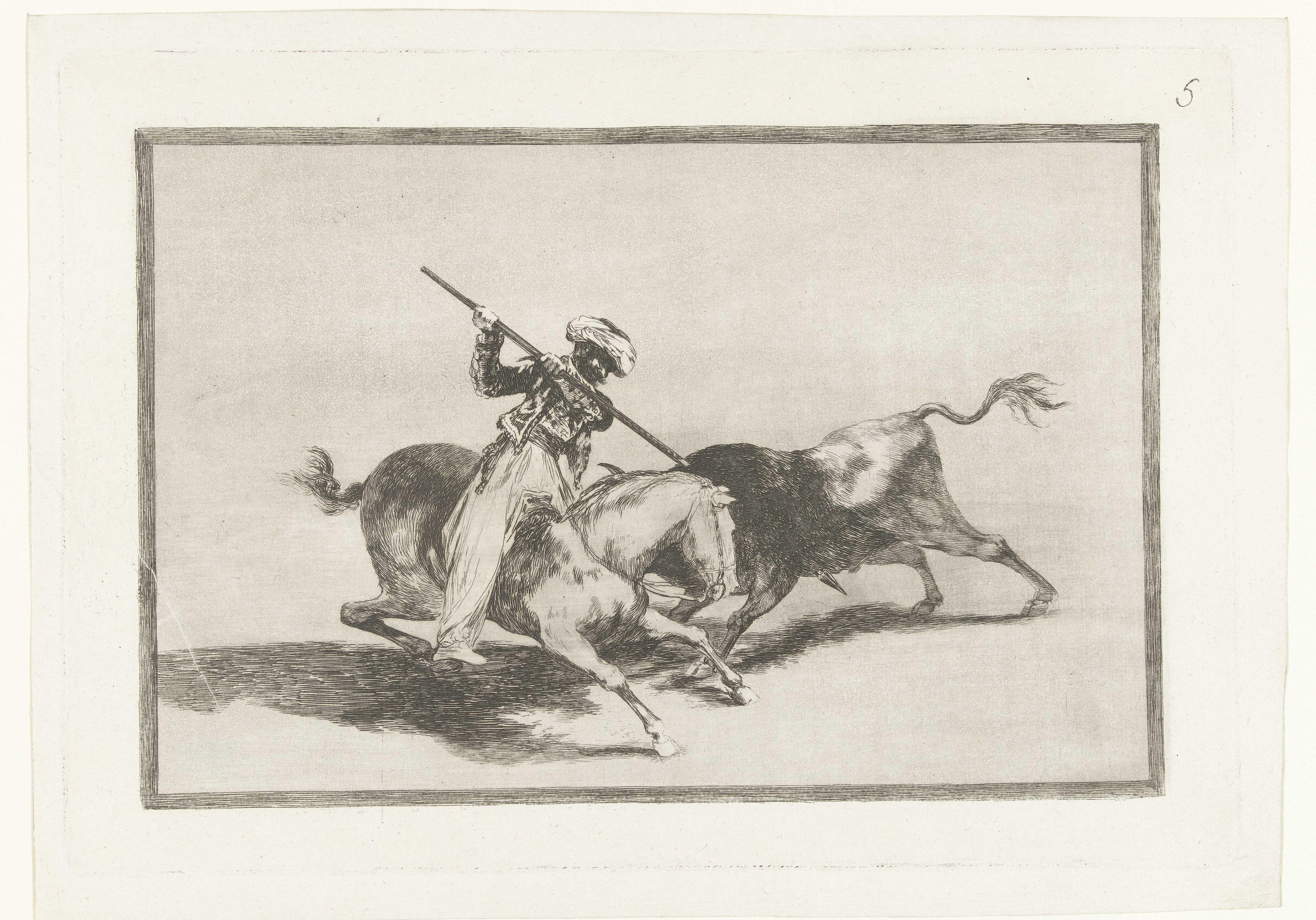 Stierenjacht te paard