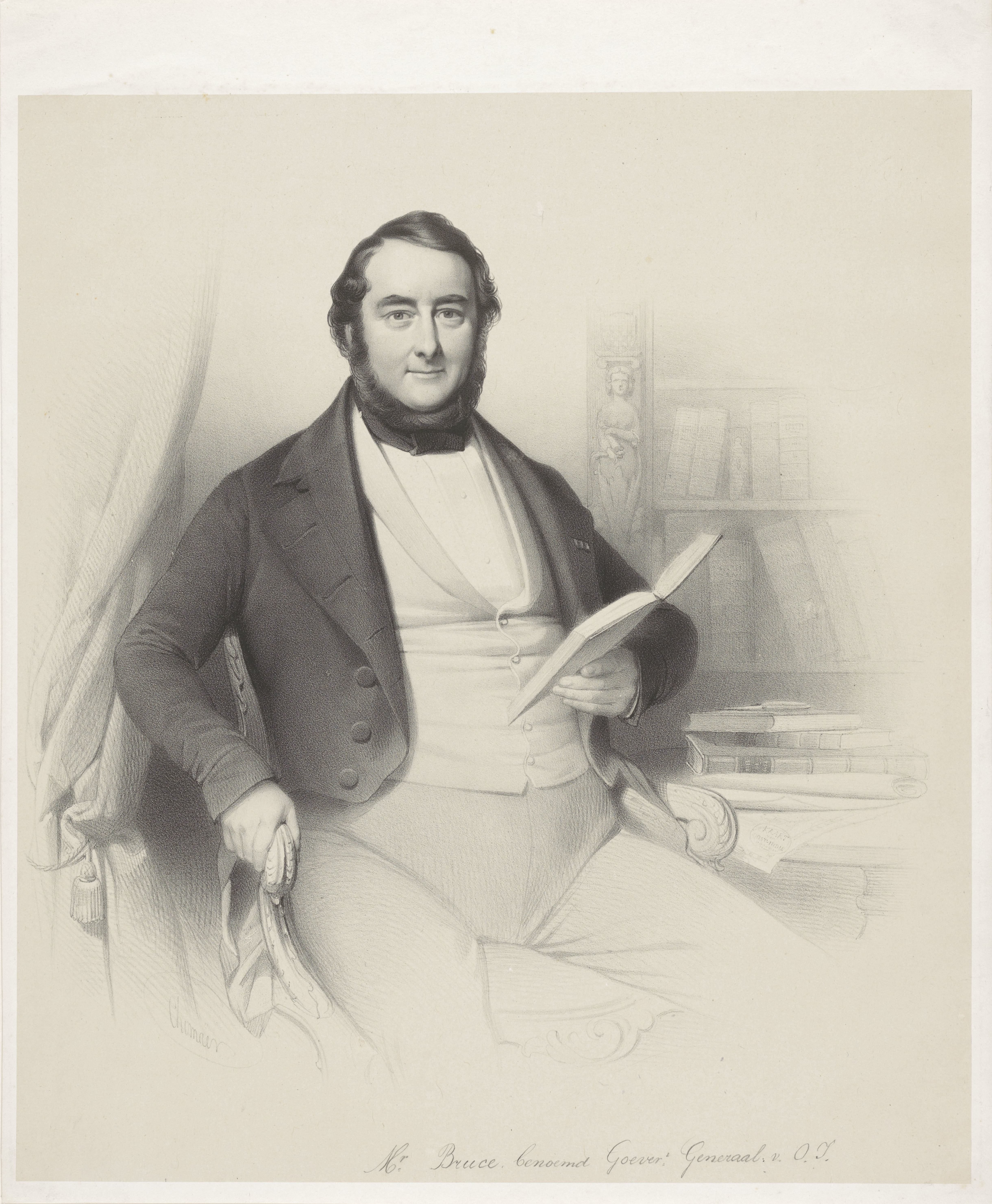 Portret van George Isaäc Bruce