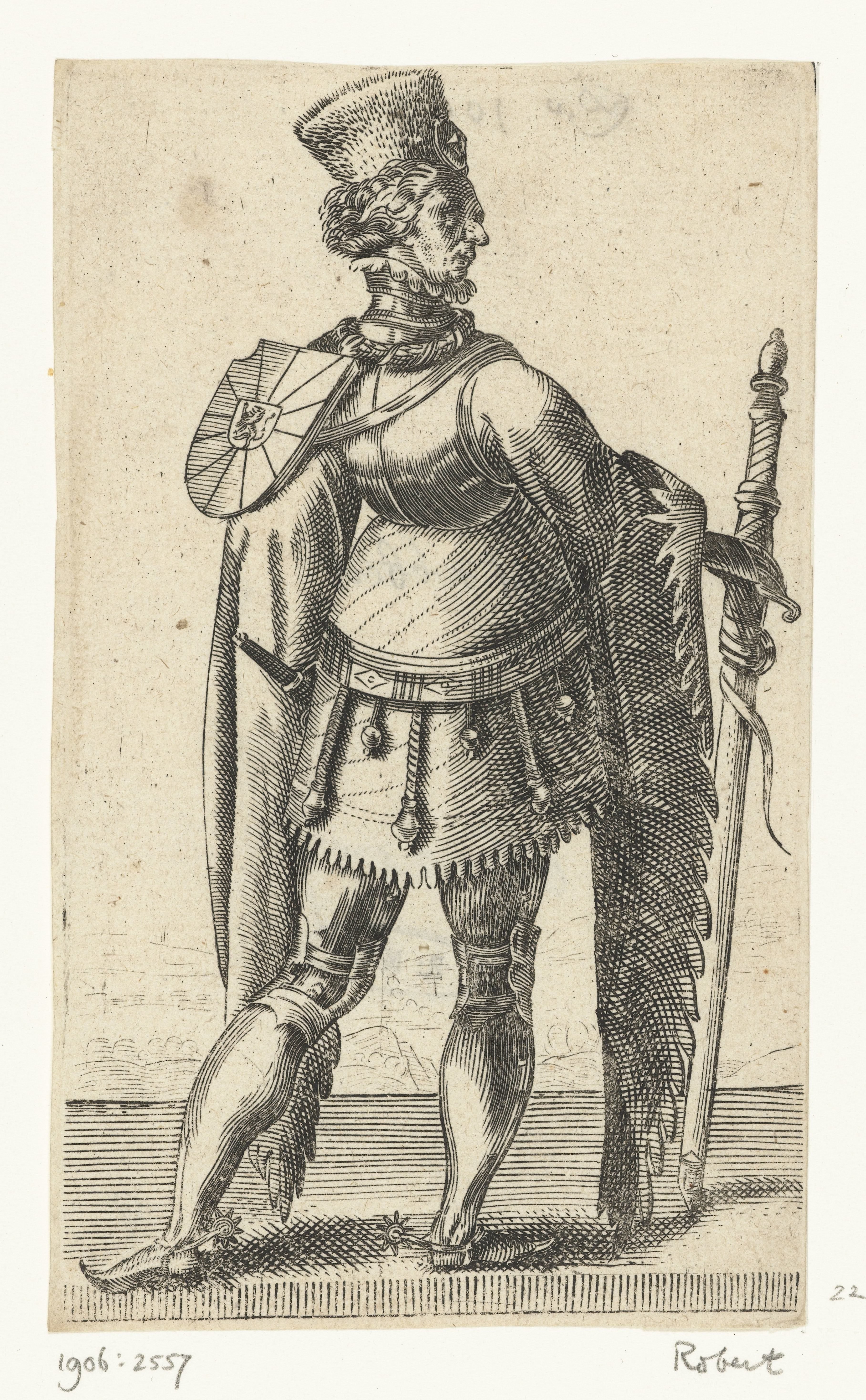 Portret van Robrecht I de Fries, graaf van Vlaanderen