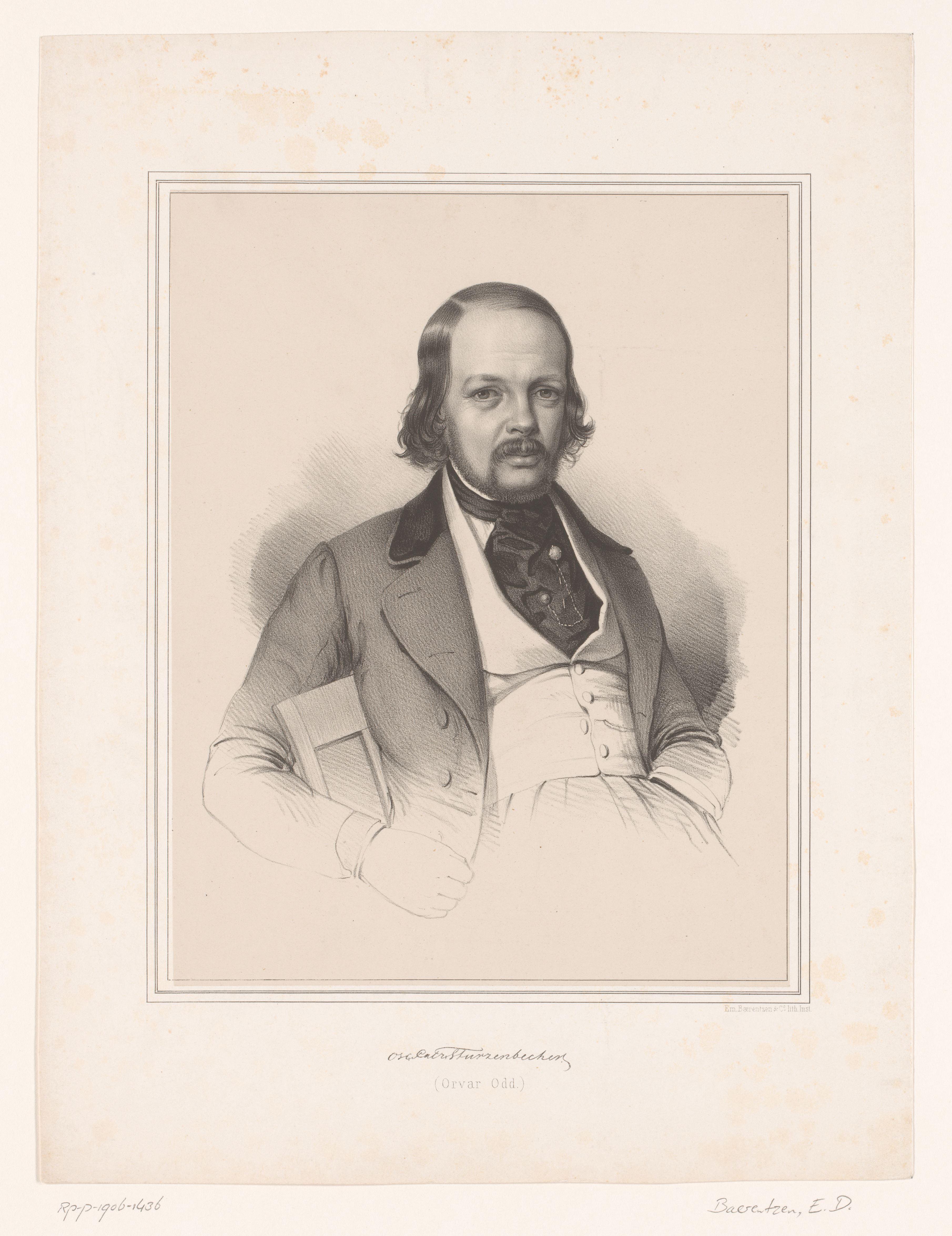 Portret van Oscar Patrick Sturzenbecher