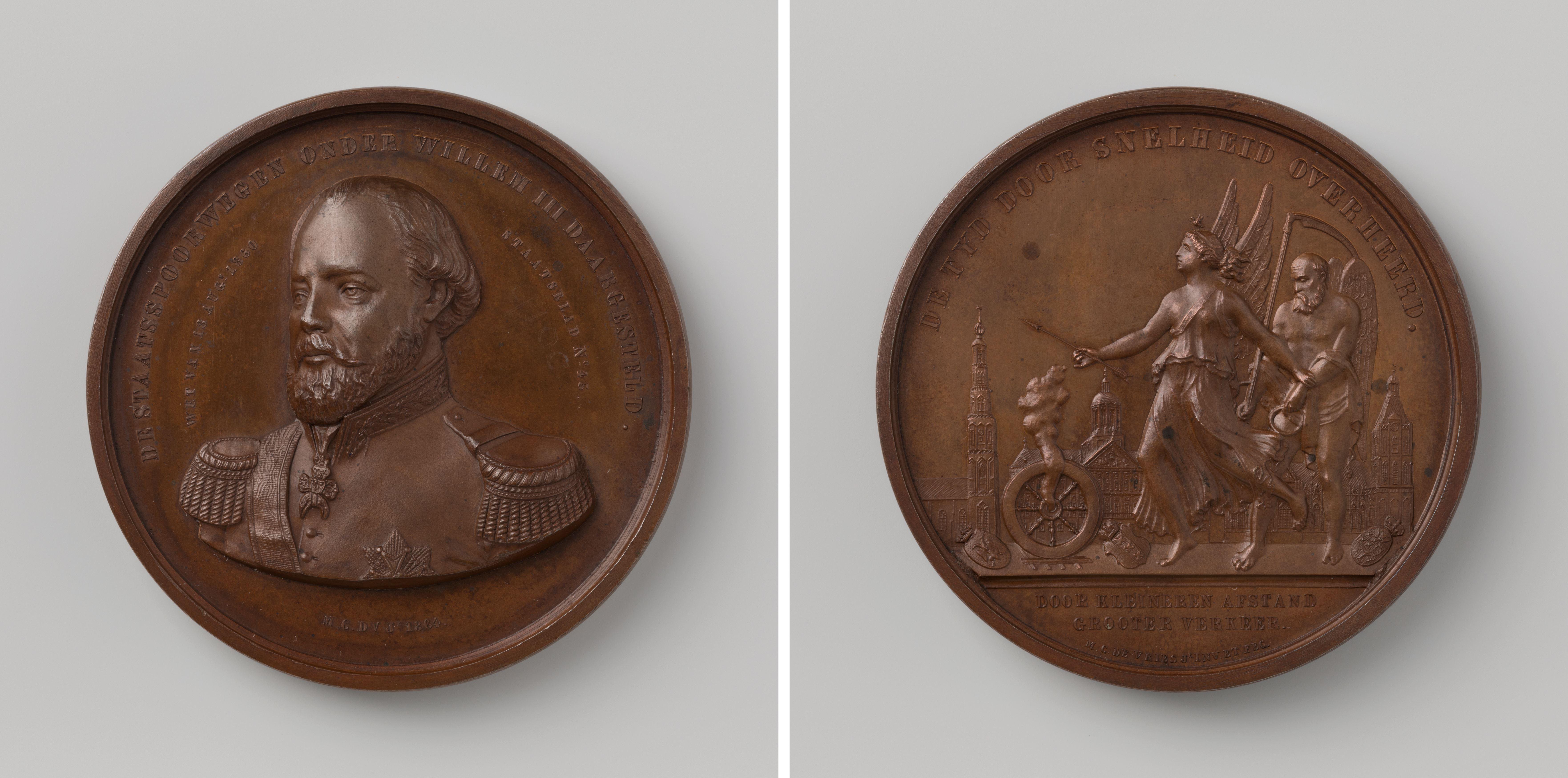 Wet op de aanleg der Staatsspoorwegen, ter ere van Willem III, koning der Nederlanden