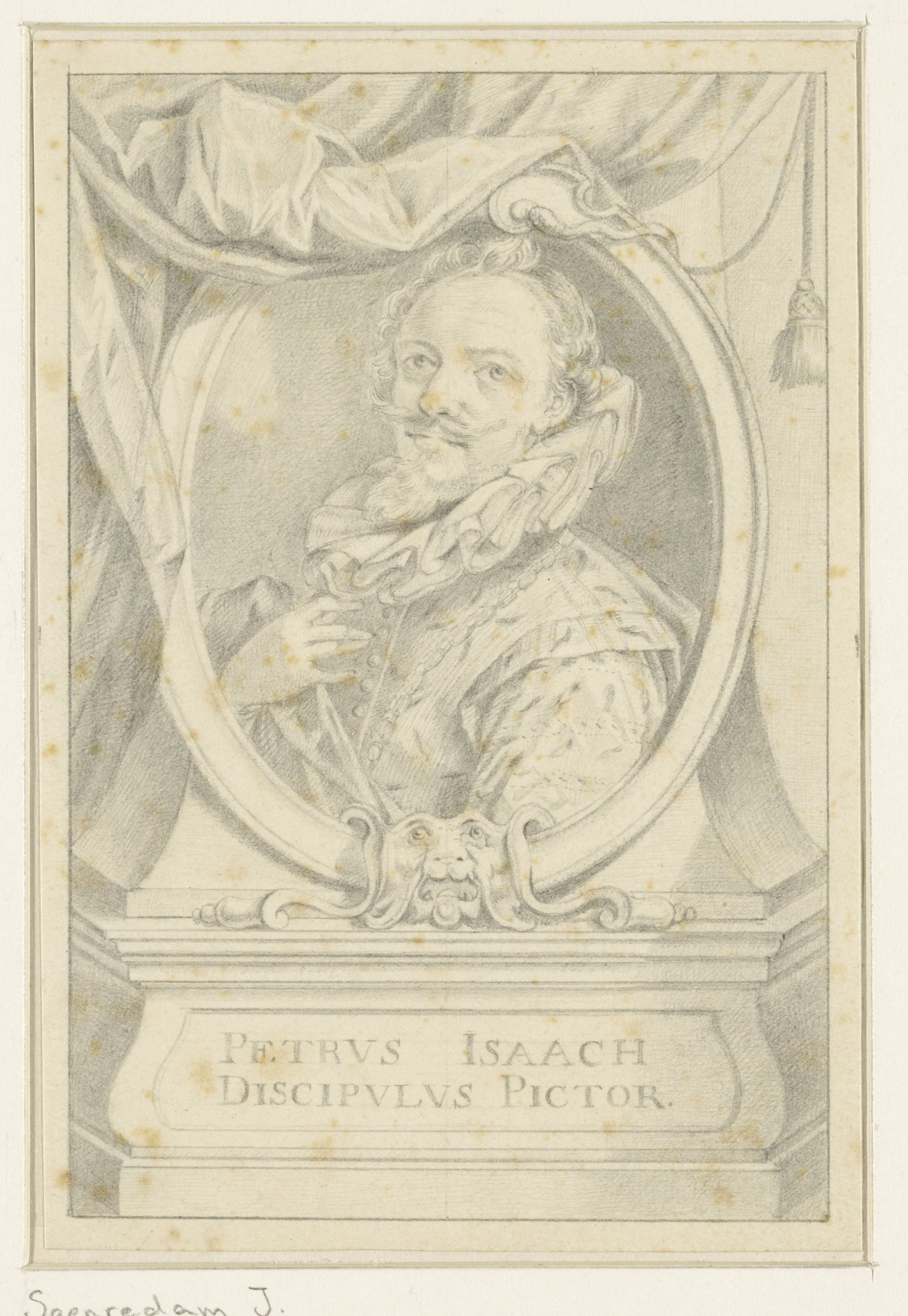 Portret van Hans von Aachen