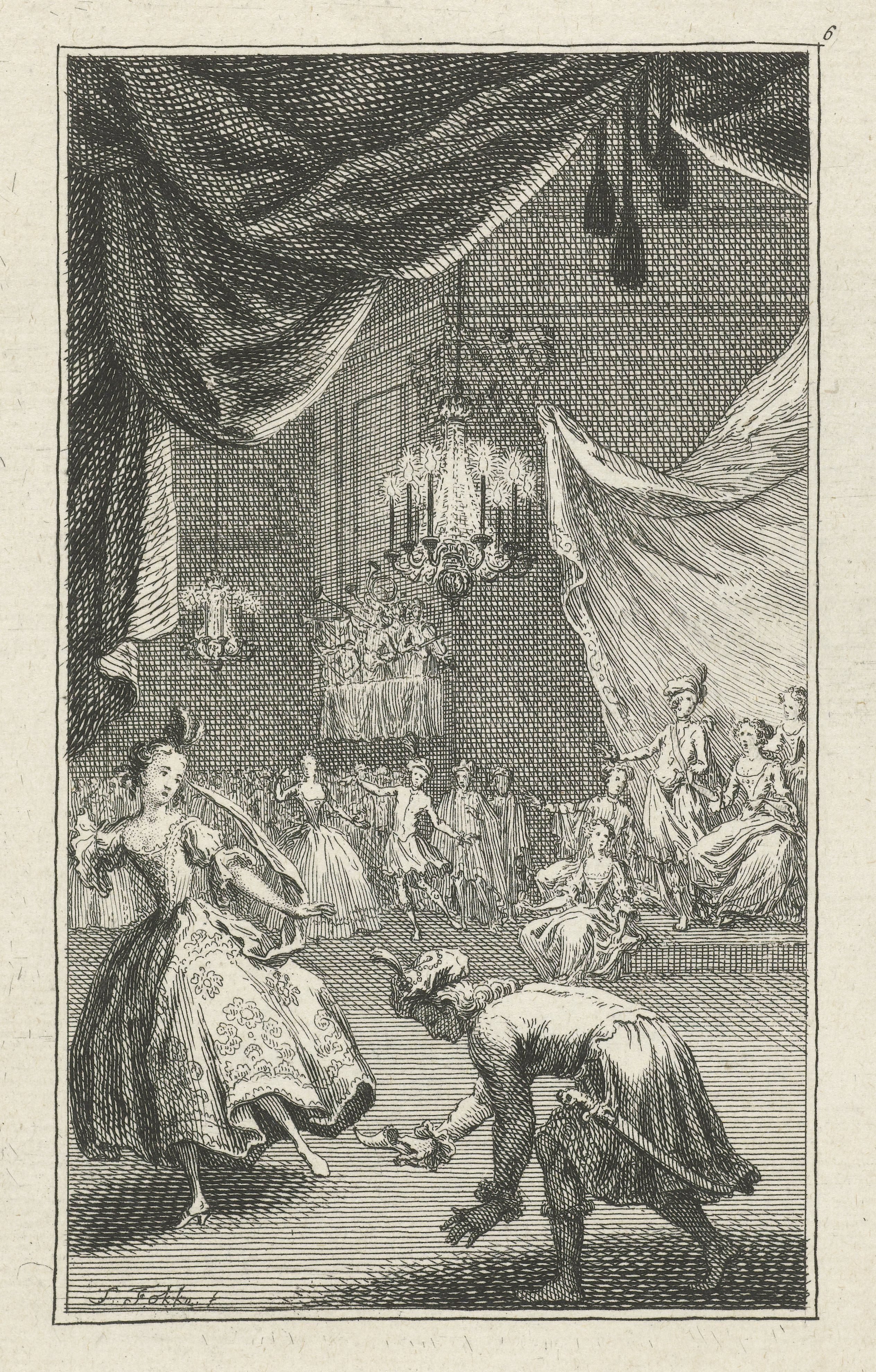 Assepoester op het bal