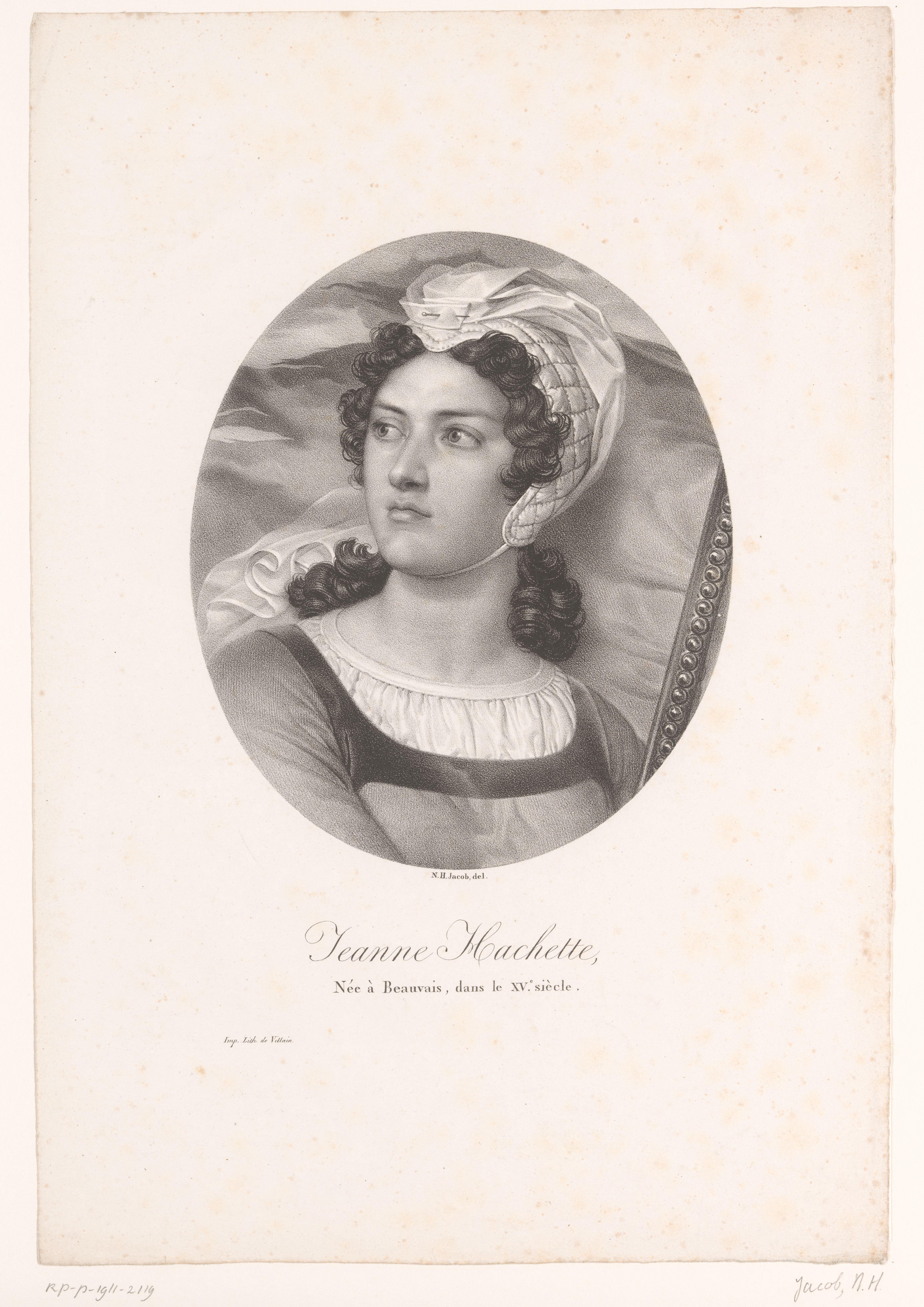 Portret van Jeanne Hachette