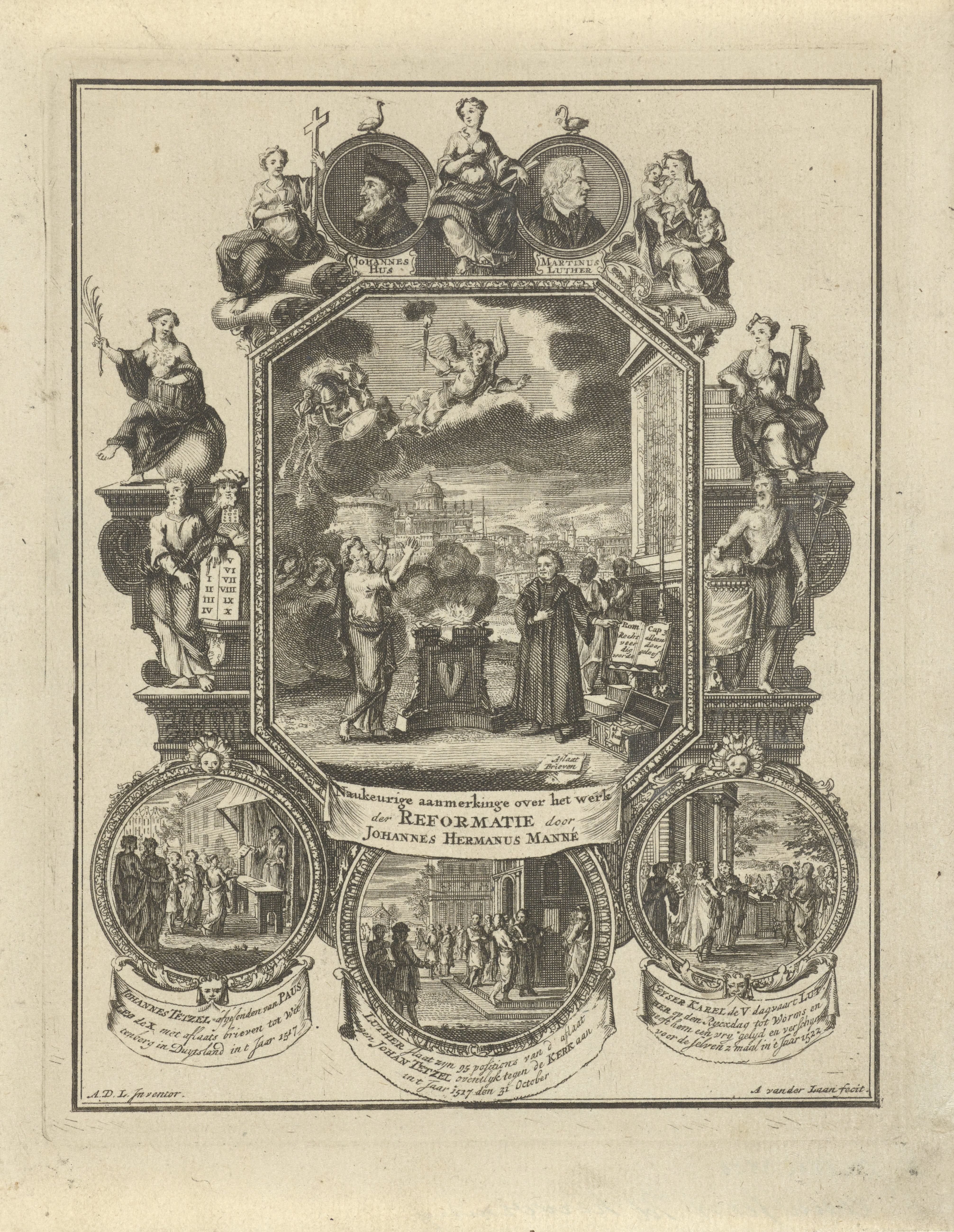 Allegorie op het tweede eeuwfeest van de Hervorming