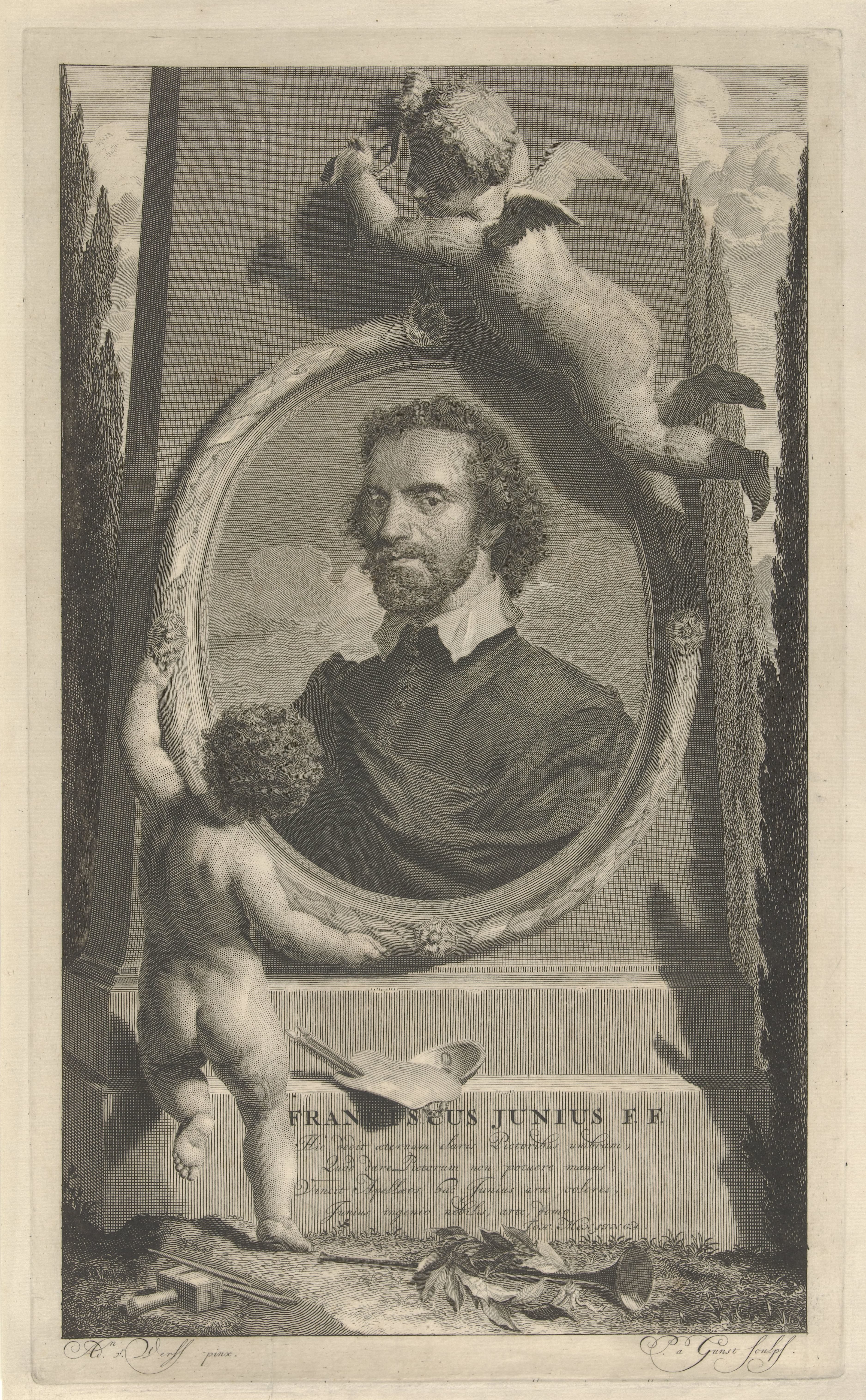 Portret van Franciscus Junius de jongere