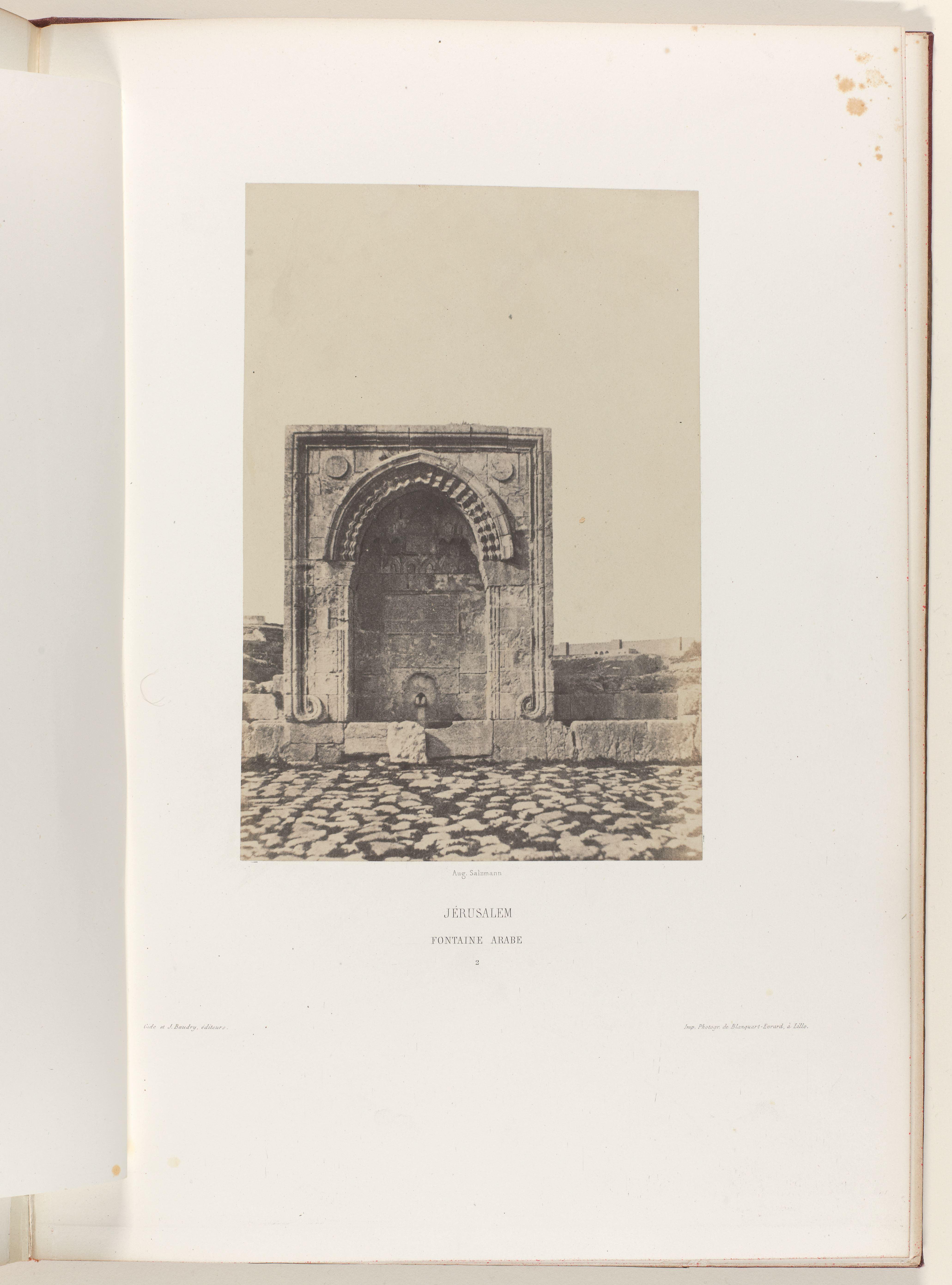 Arabische fontein te Jeruzalem