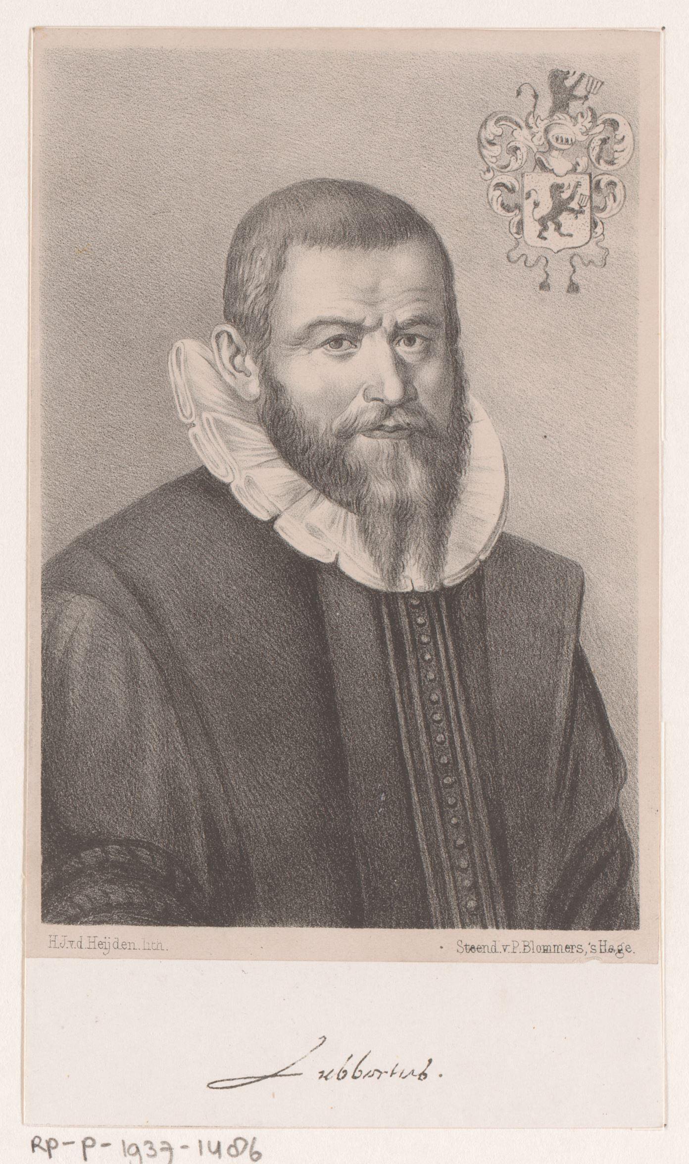 Portret van Sibrandus Lubbertus