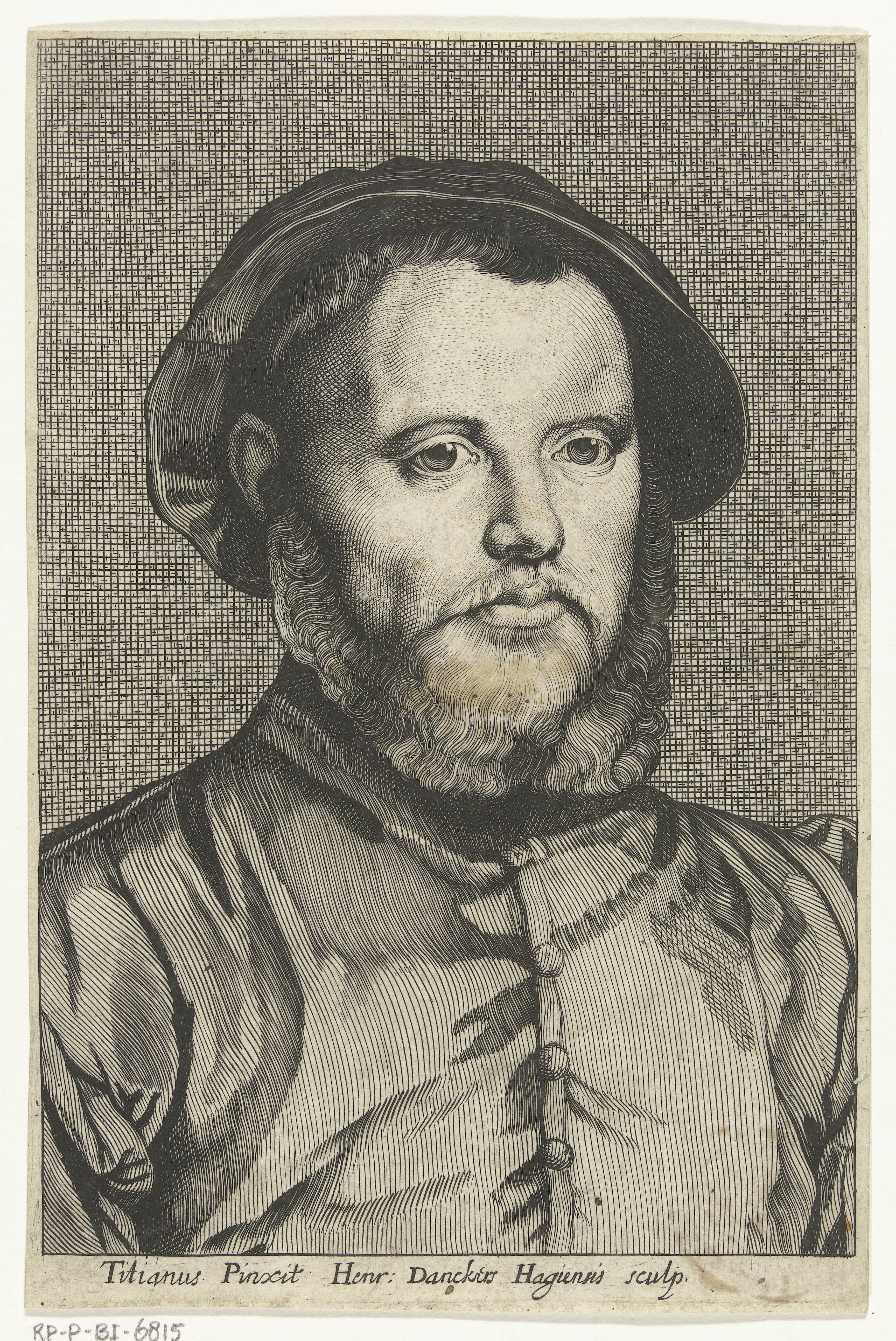 Portret van jonge man met baret