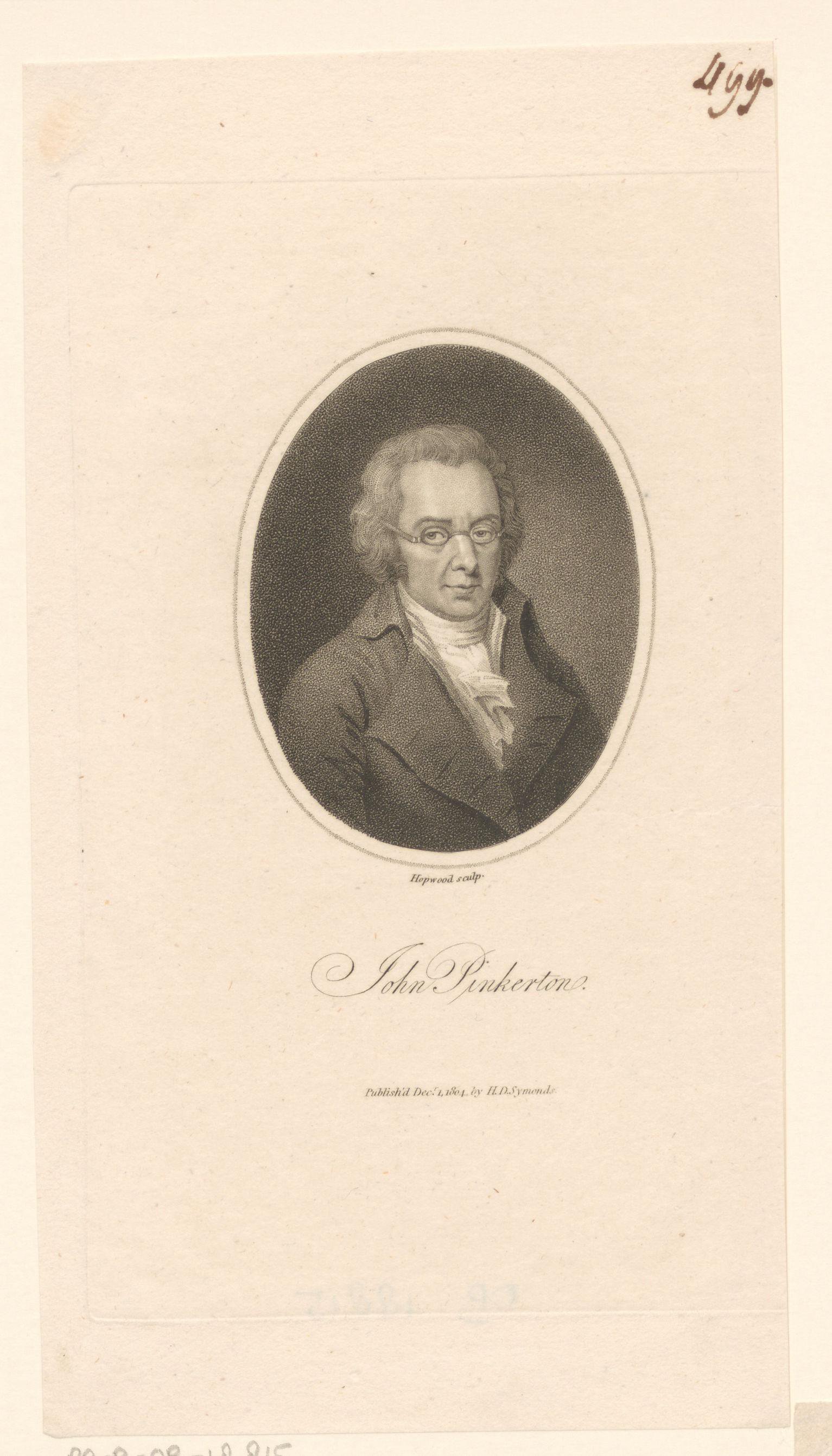 Portret van John Pinkerton