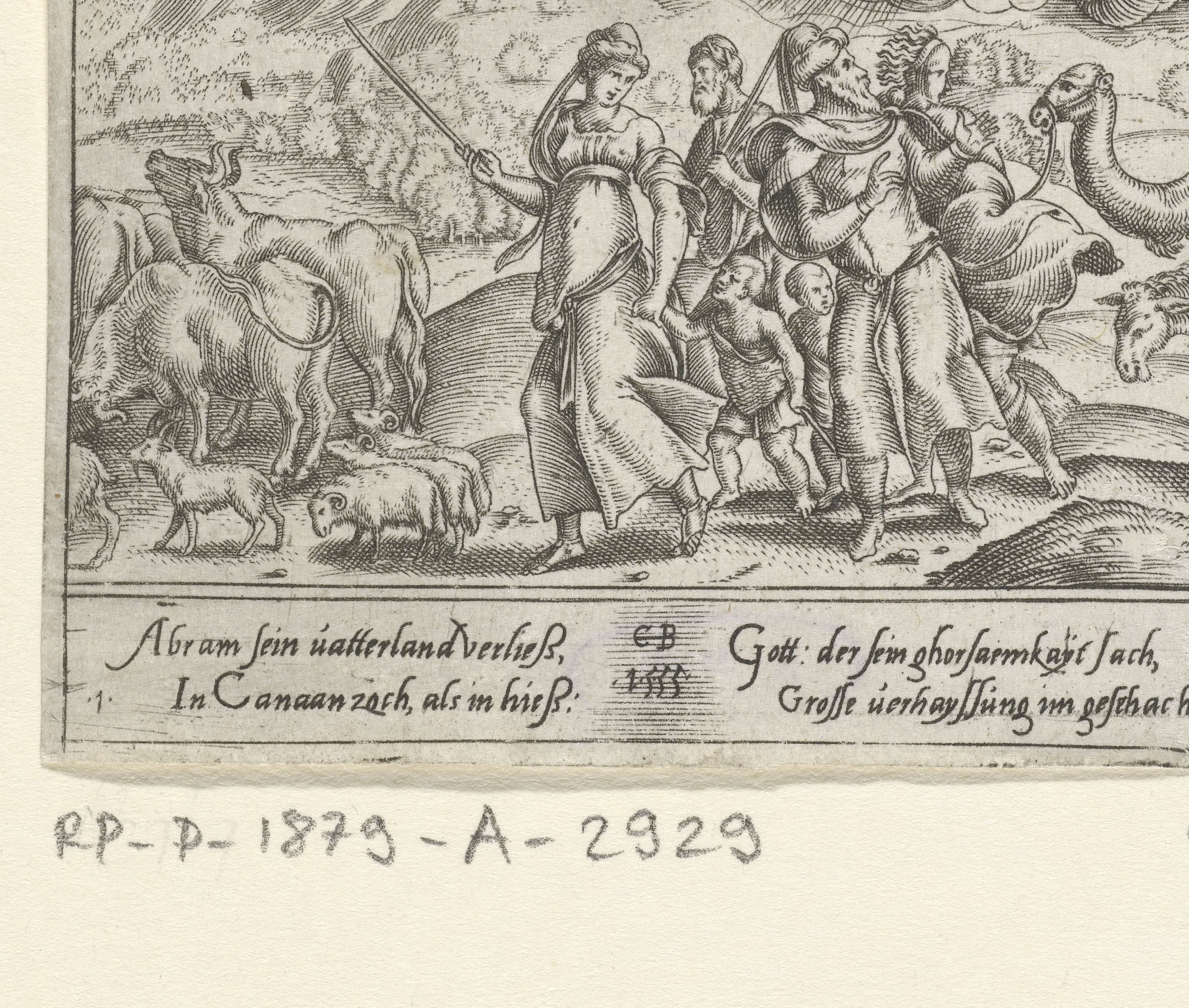Abraham trekt naar Kanaän