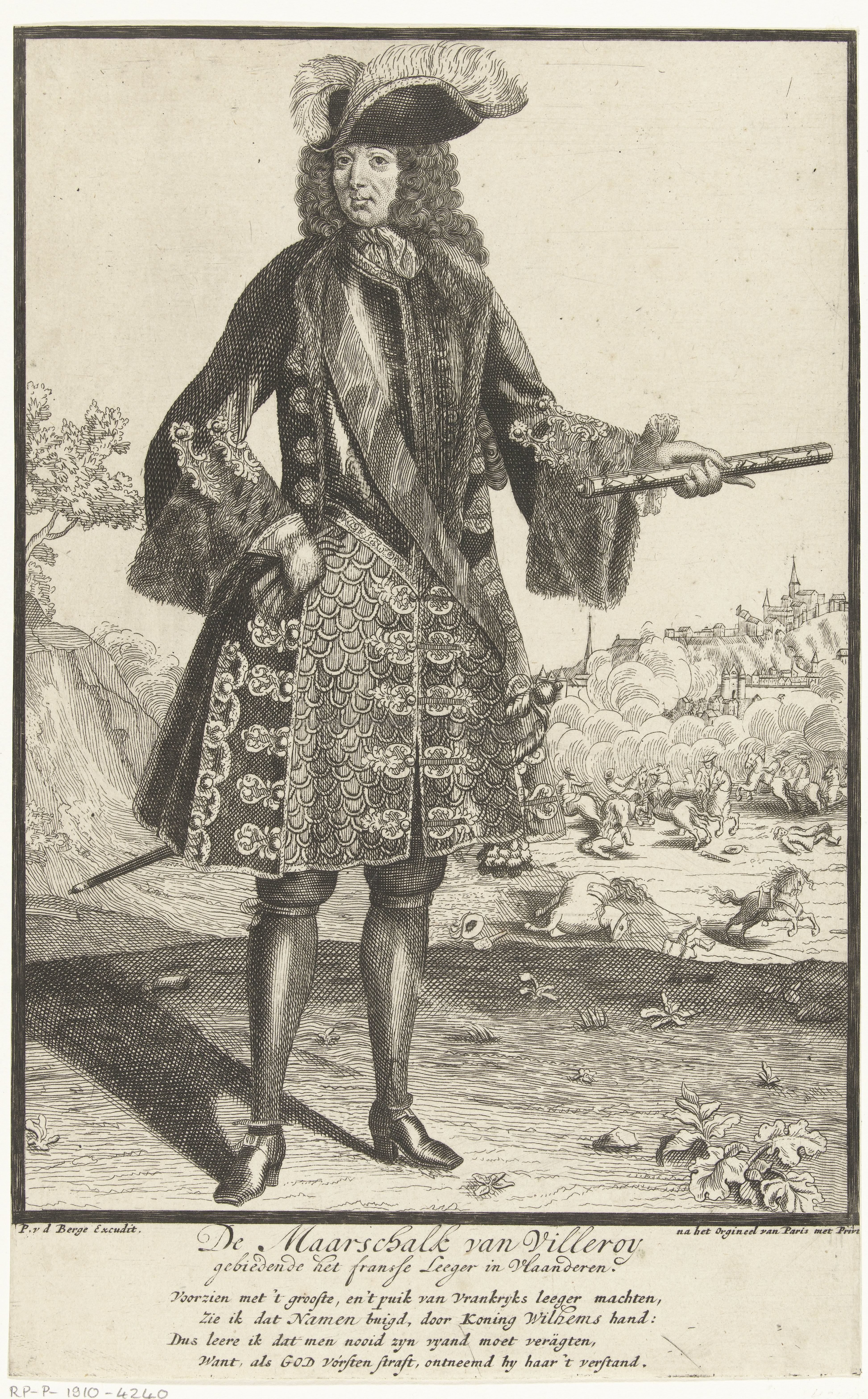Portret van maarschalk François de Neufville, hertog van Villeroy