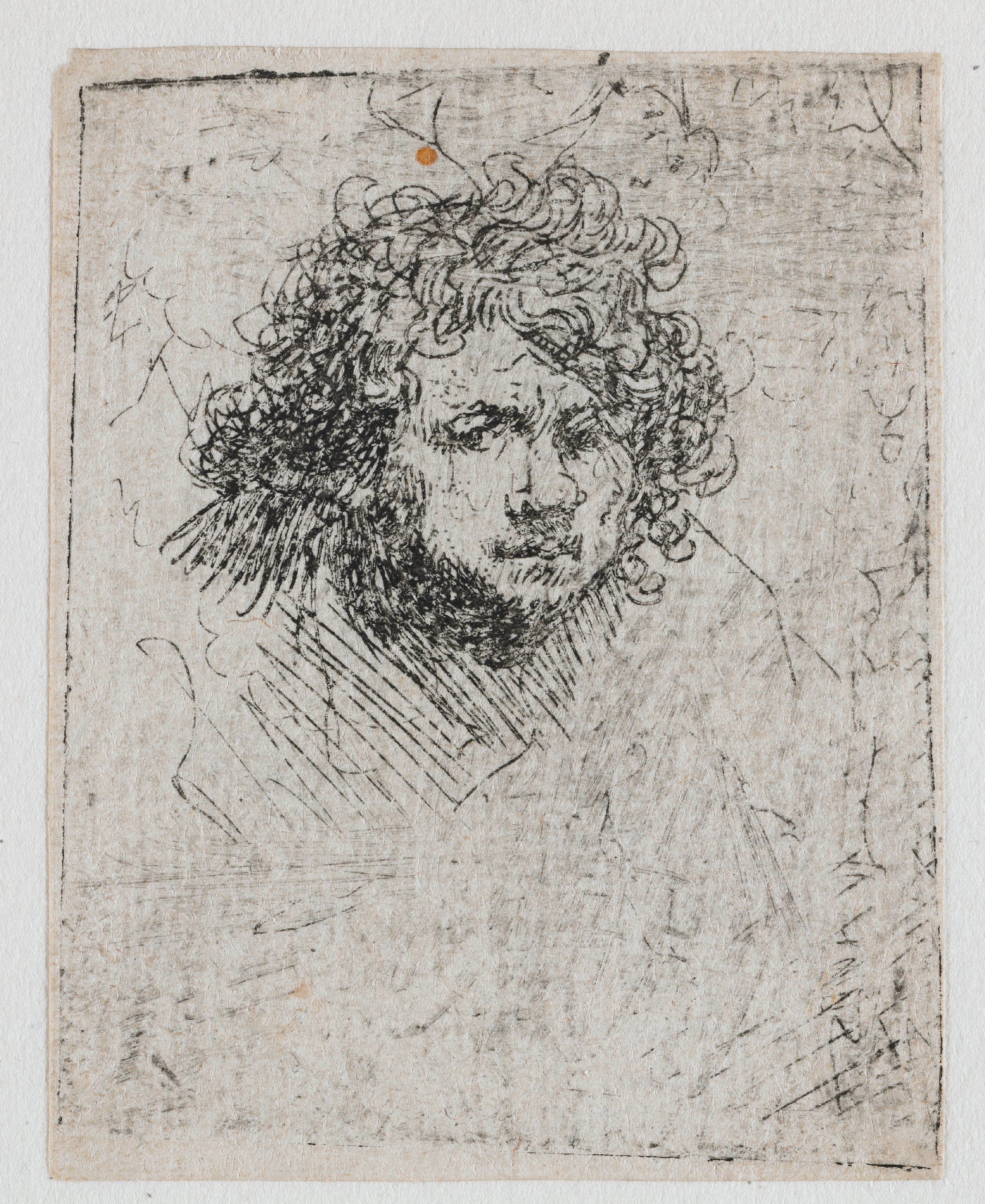 Self-portrait, Leaning Forward