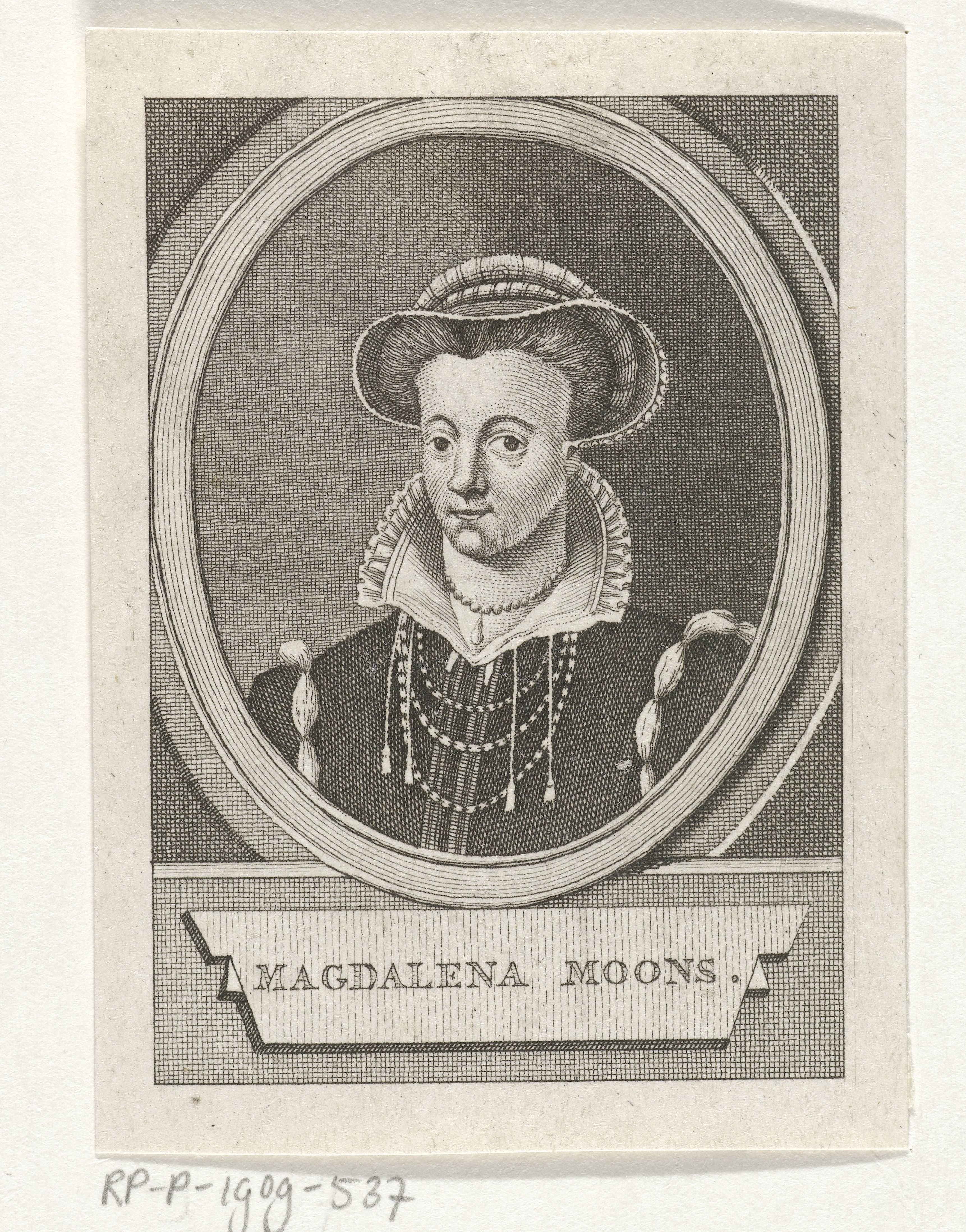 Portret van Magdalena Moons
