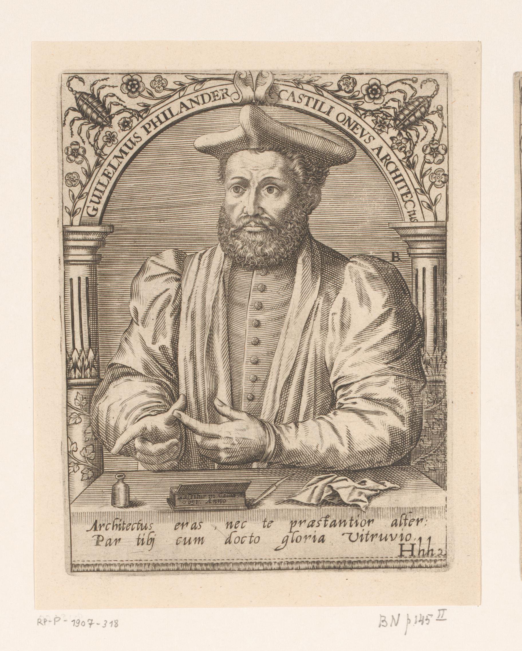 Portret van Guillaume Philandrier