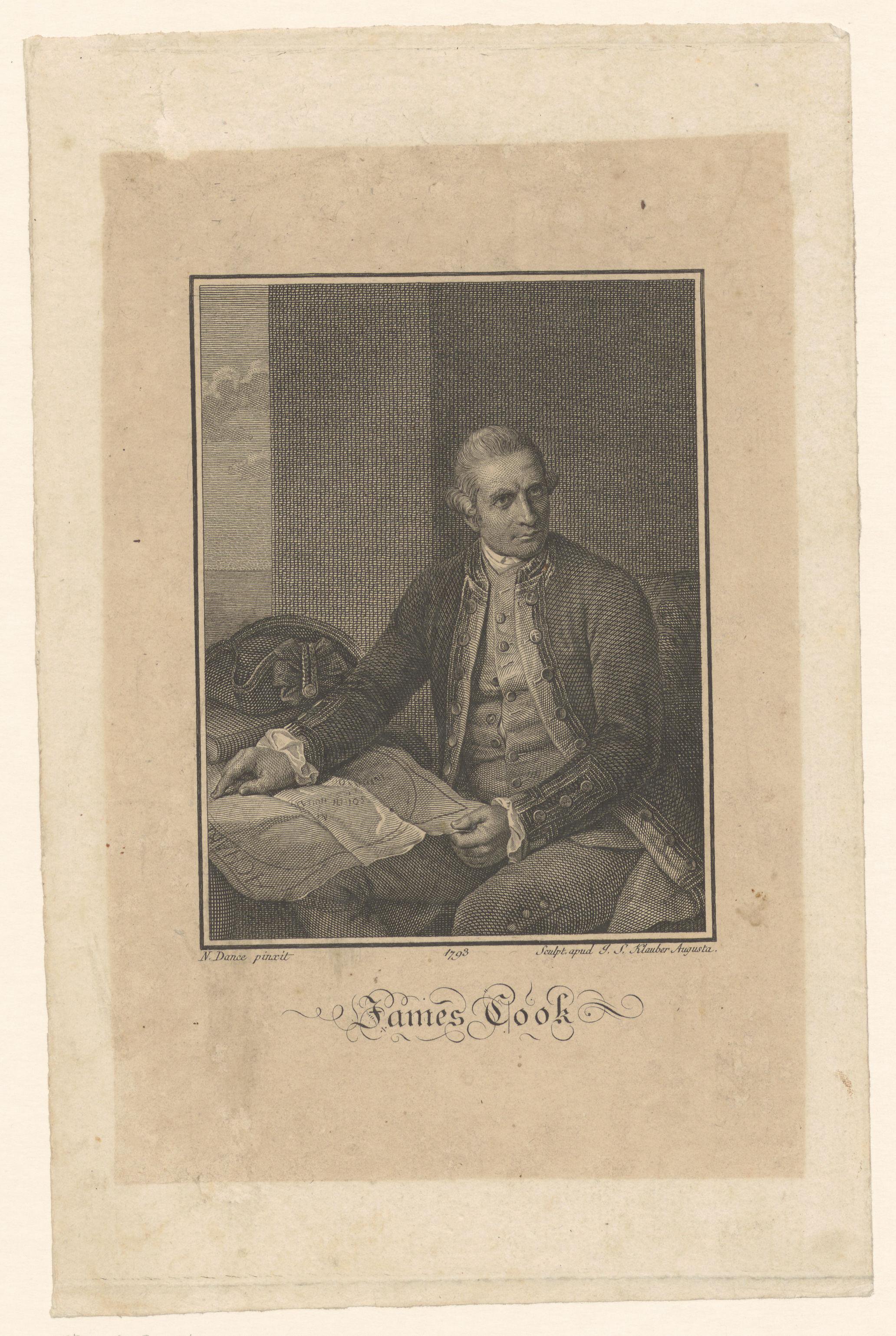 Portret van James Cook
