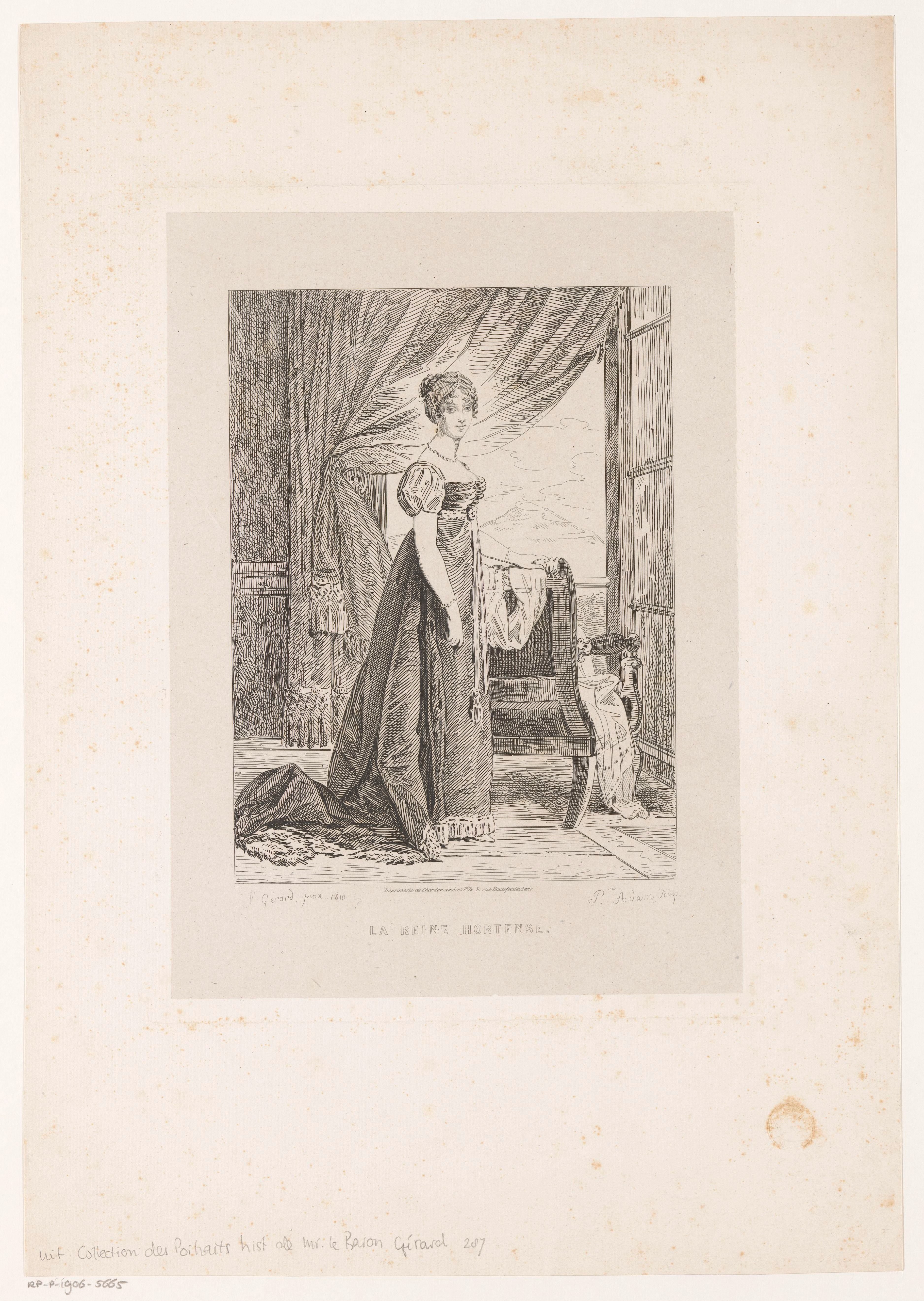 Portret van koningin Hortense de Beauharnais