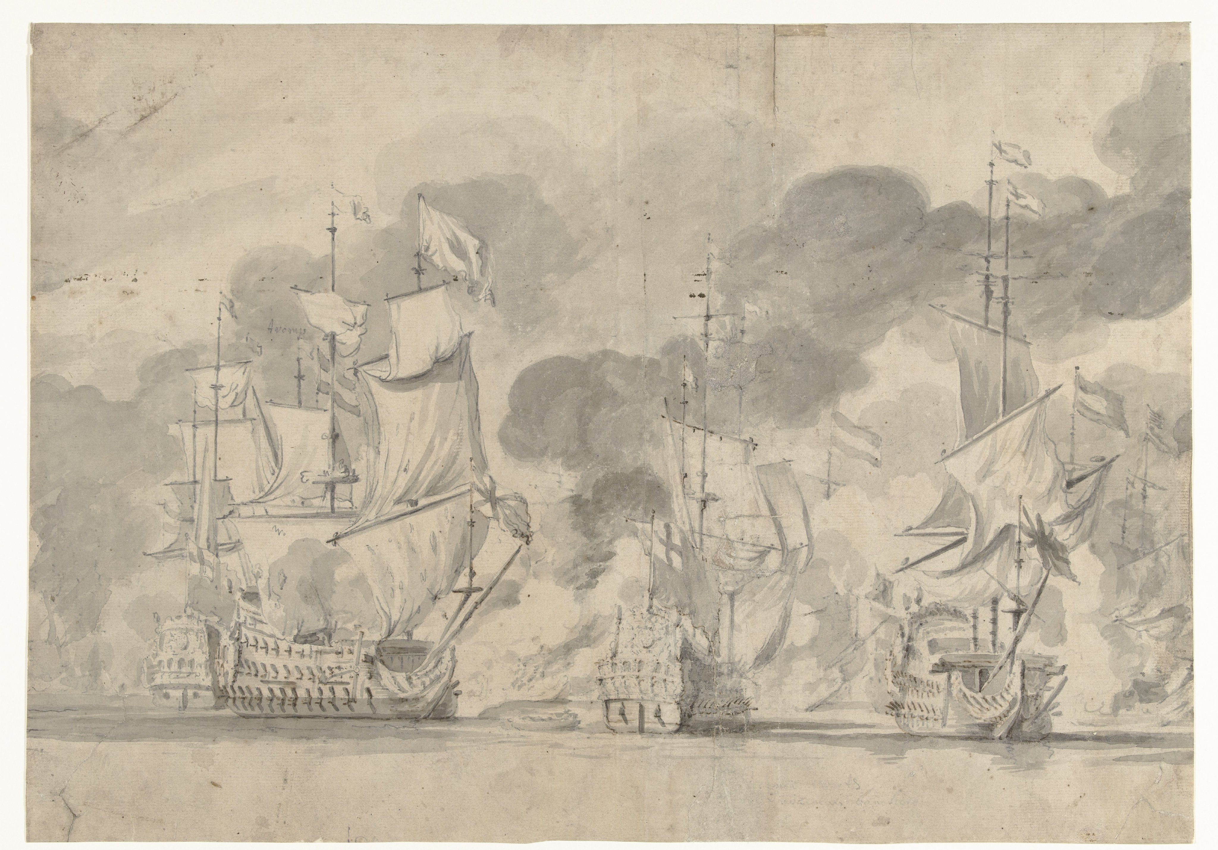 Zeeslag bij Lowestoft op 13 Juni 1665