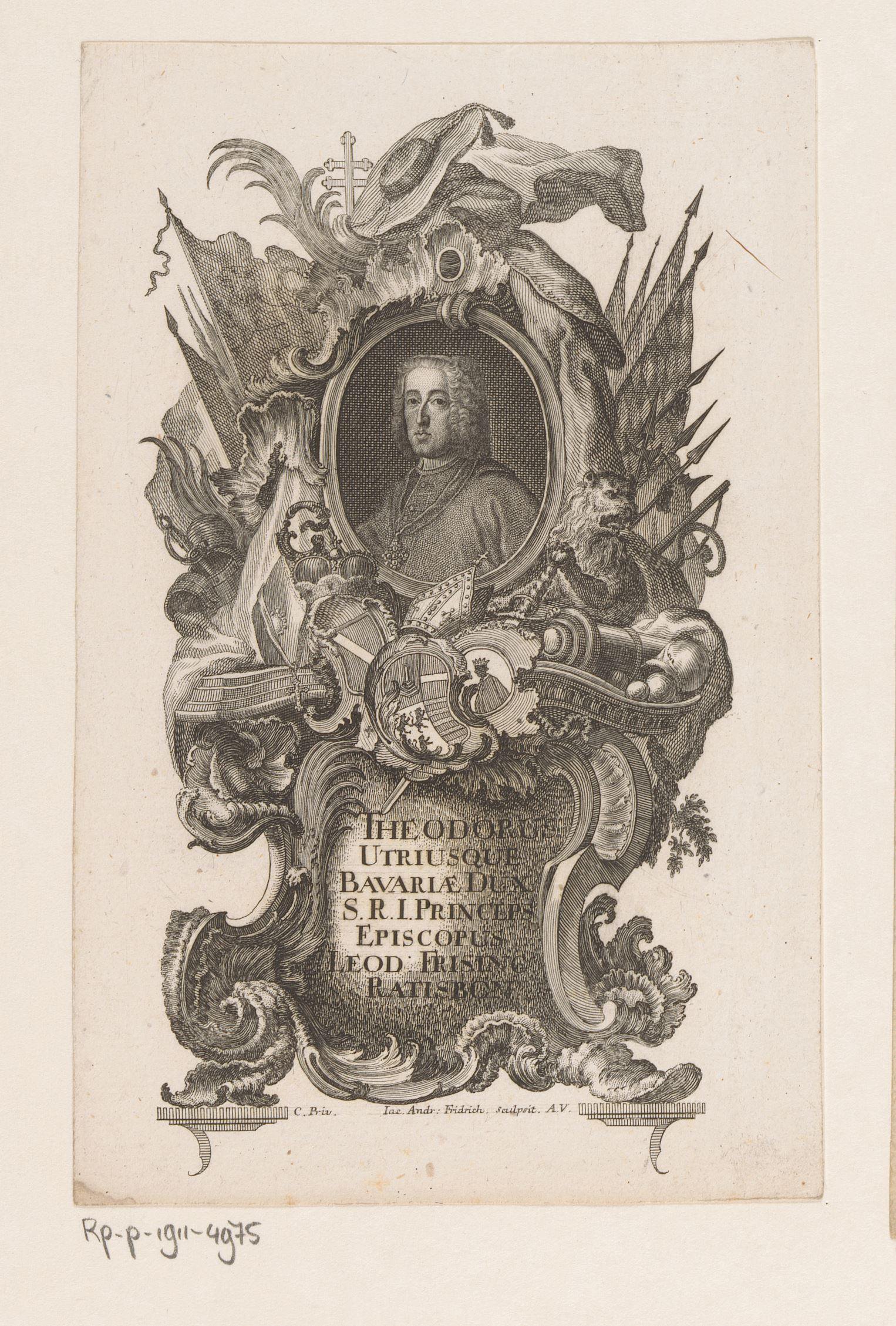 Portret van Theodor von Regensburg