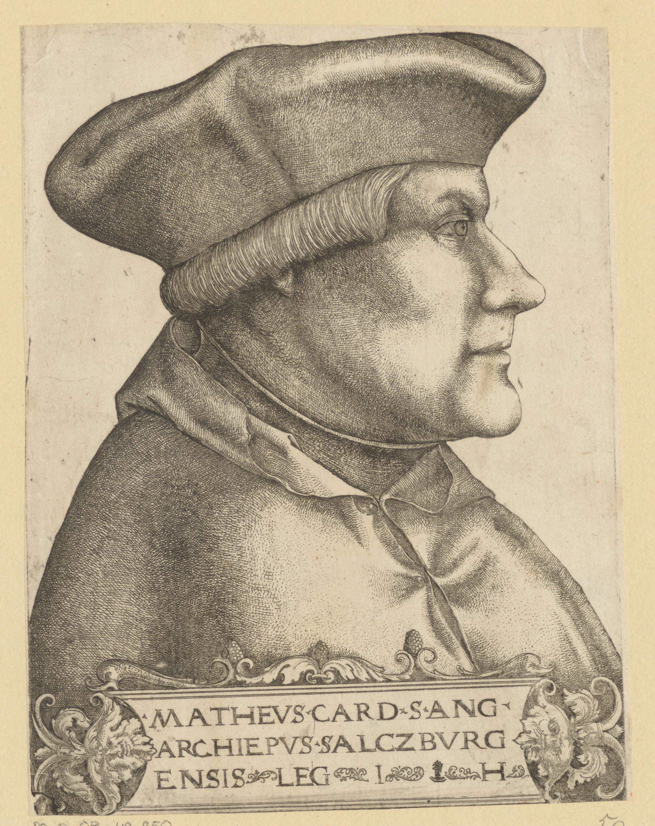 Portret van Matthaeus Lang