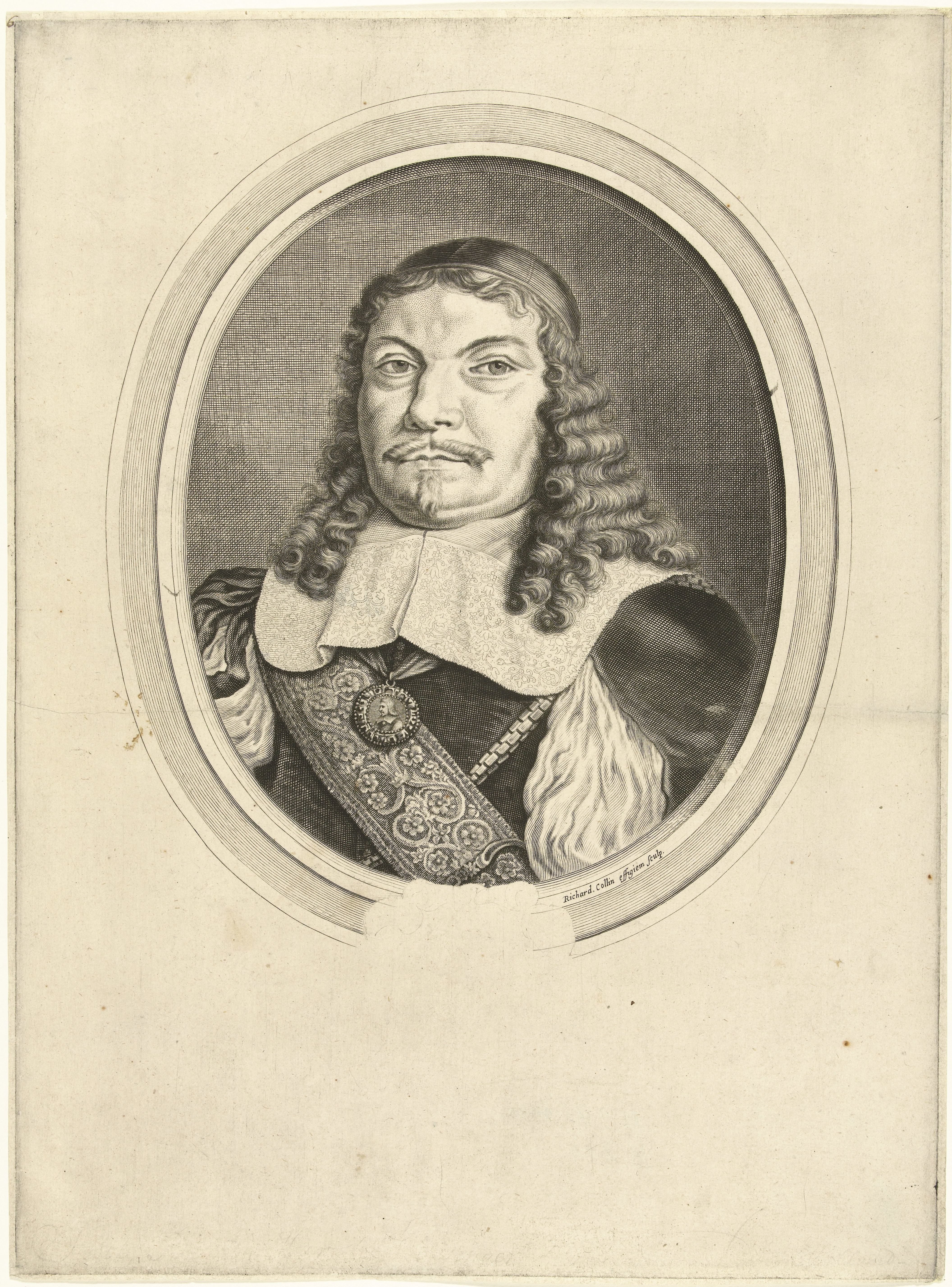 Portret van Johann Adolph Kielmann von Kielmannsegg