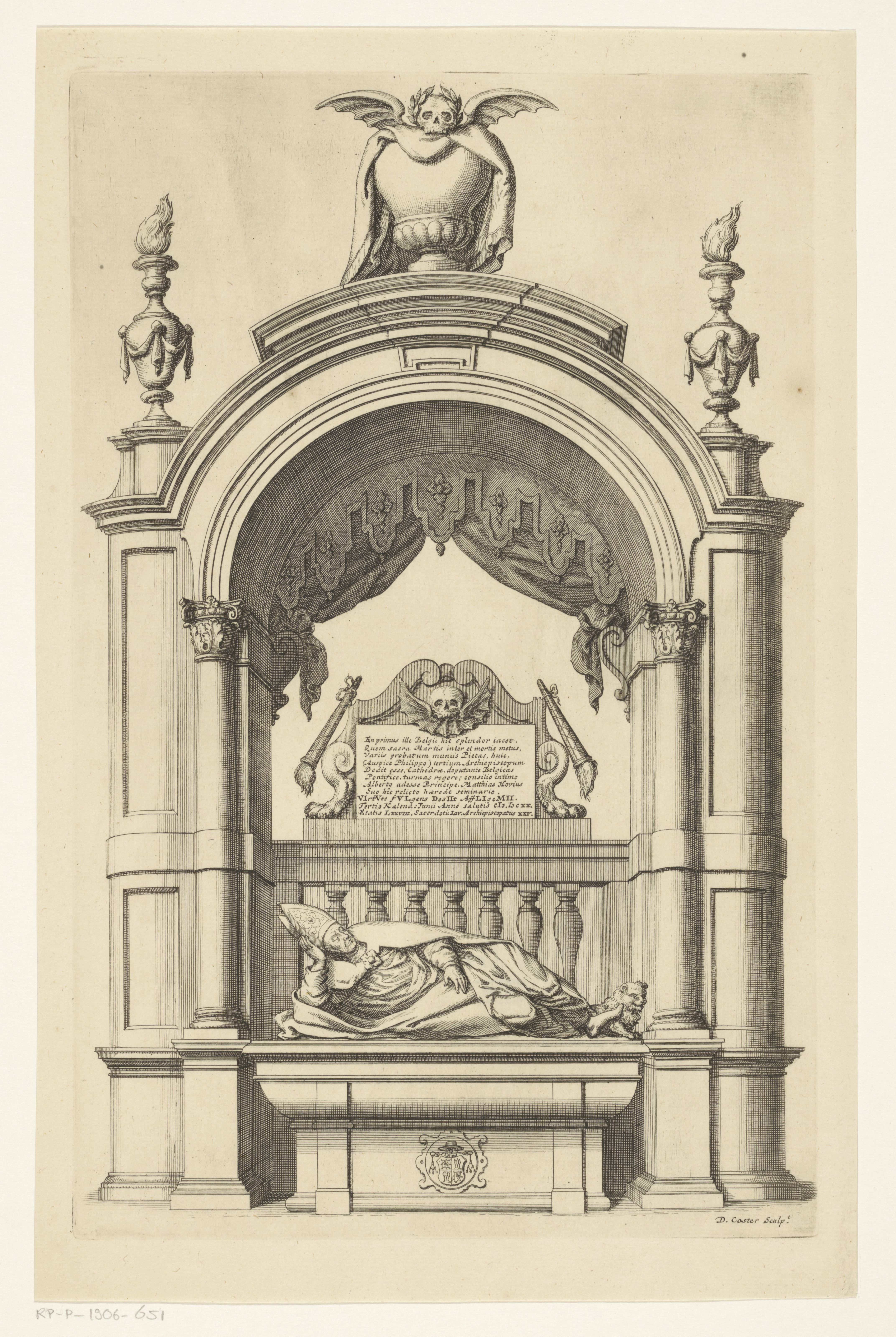 Graftombe voor Matthias Hovius, aartsbisschop van Mechelen