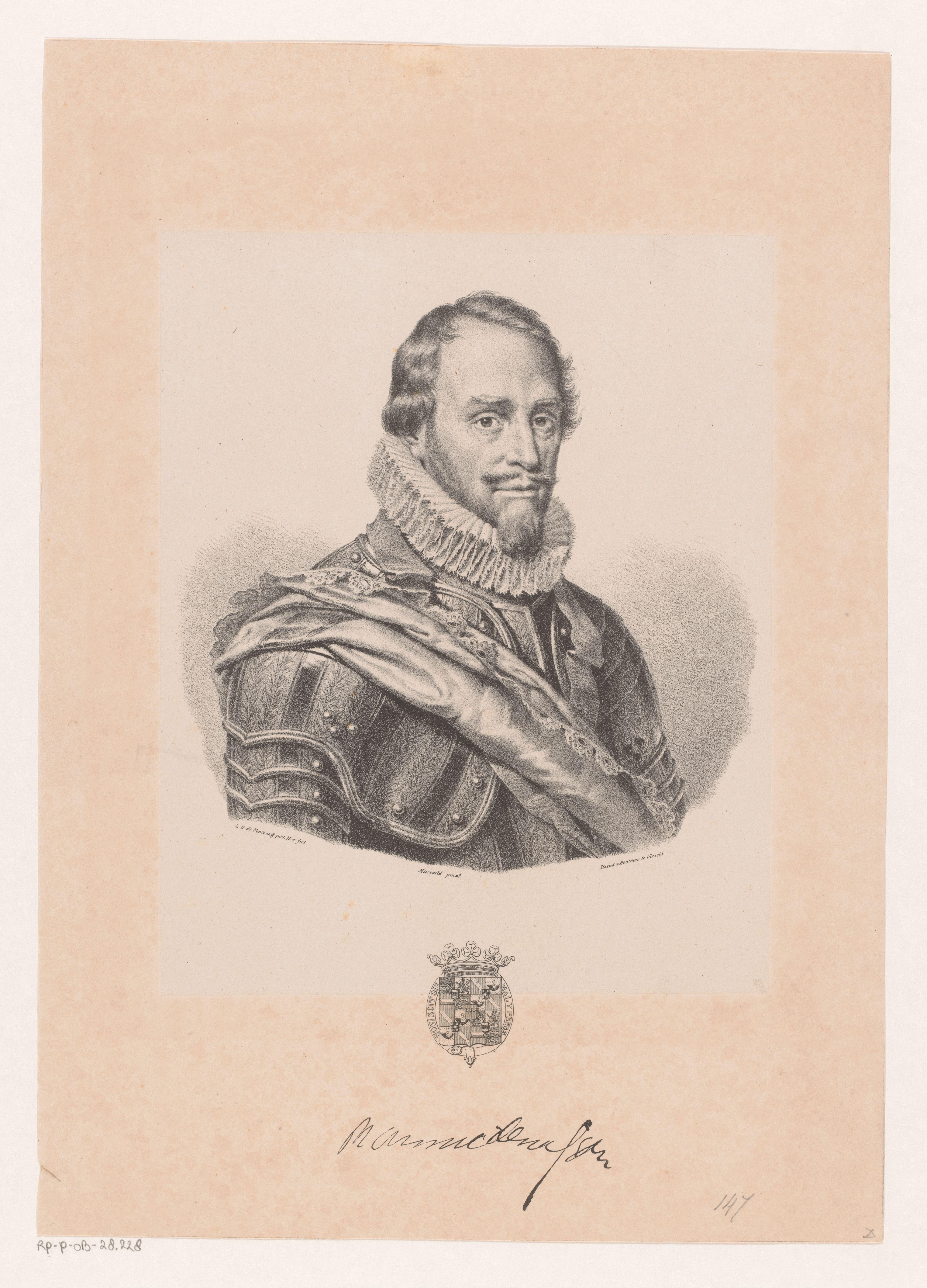 Portret van prins Maurits van Oranje