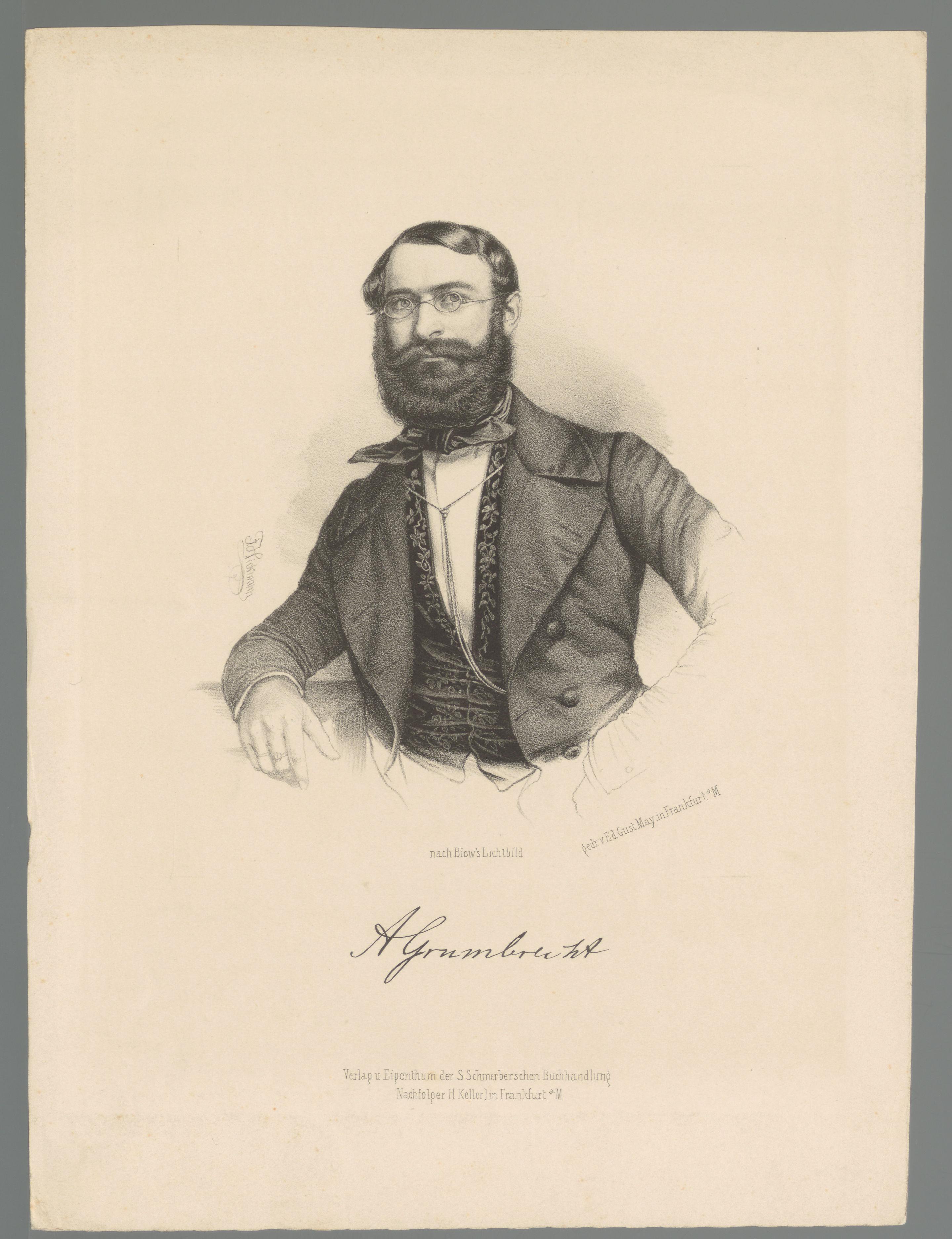 Portret van August Grumbrecht
