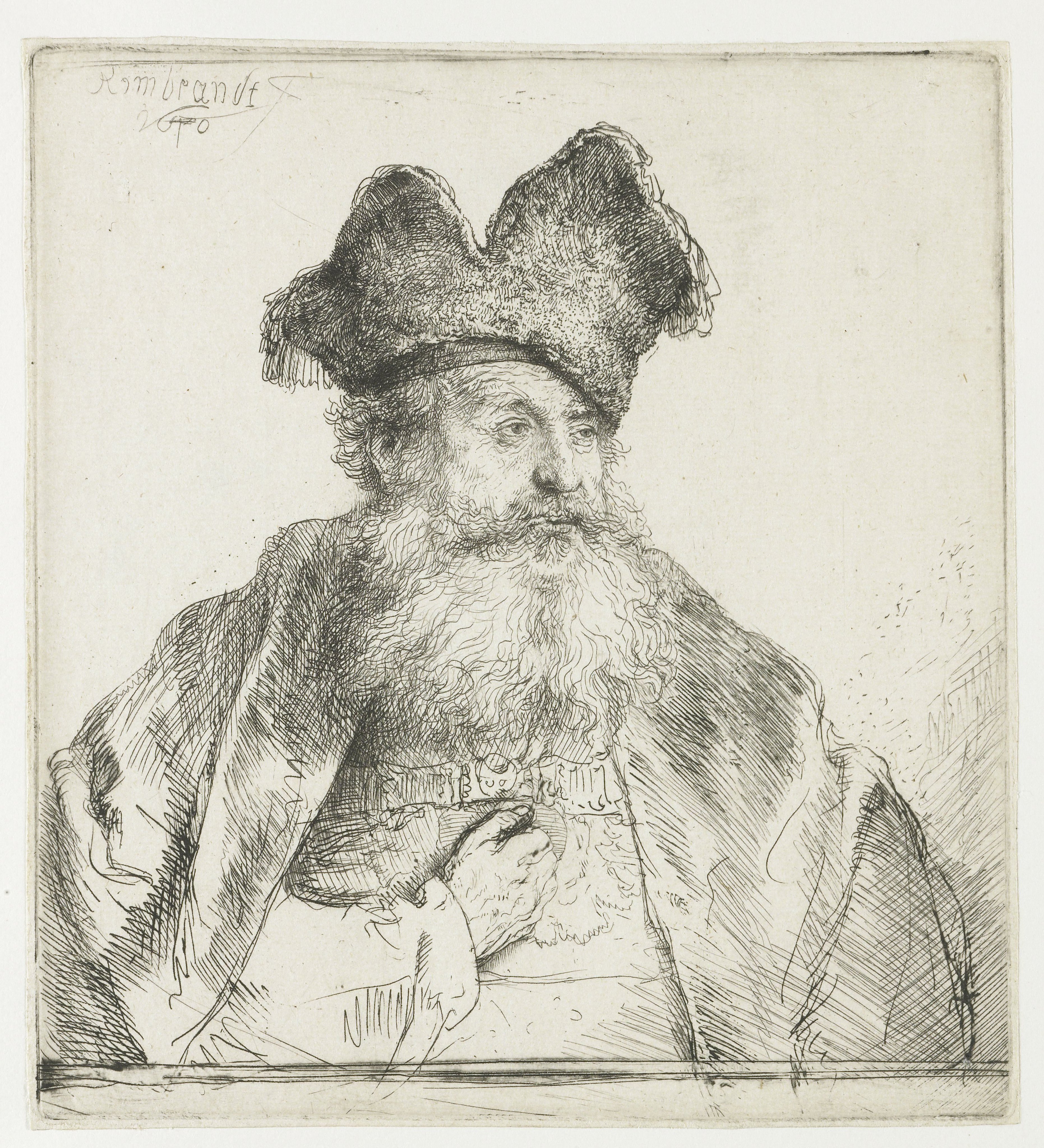 Old Man in a Divided Fur Cap