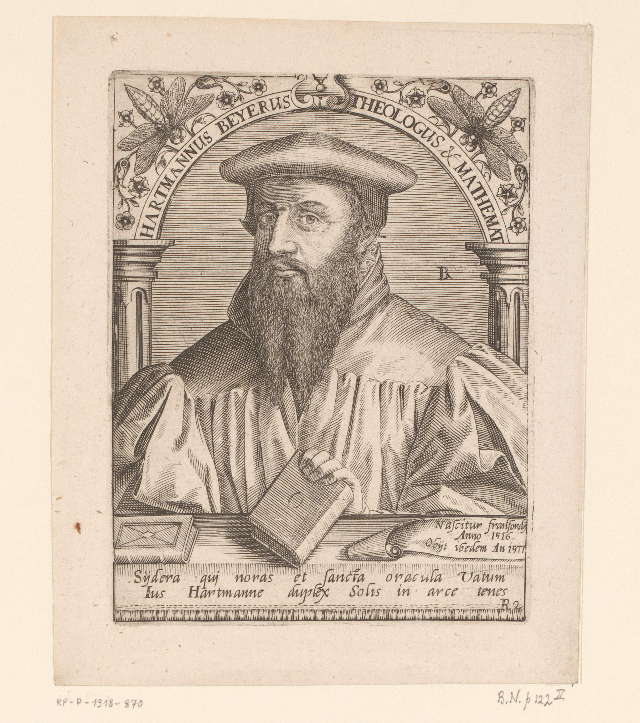 Portret van Hartmann Beyer