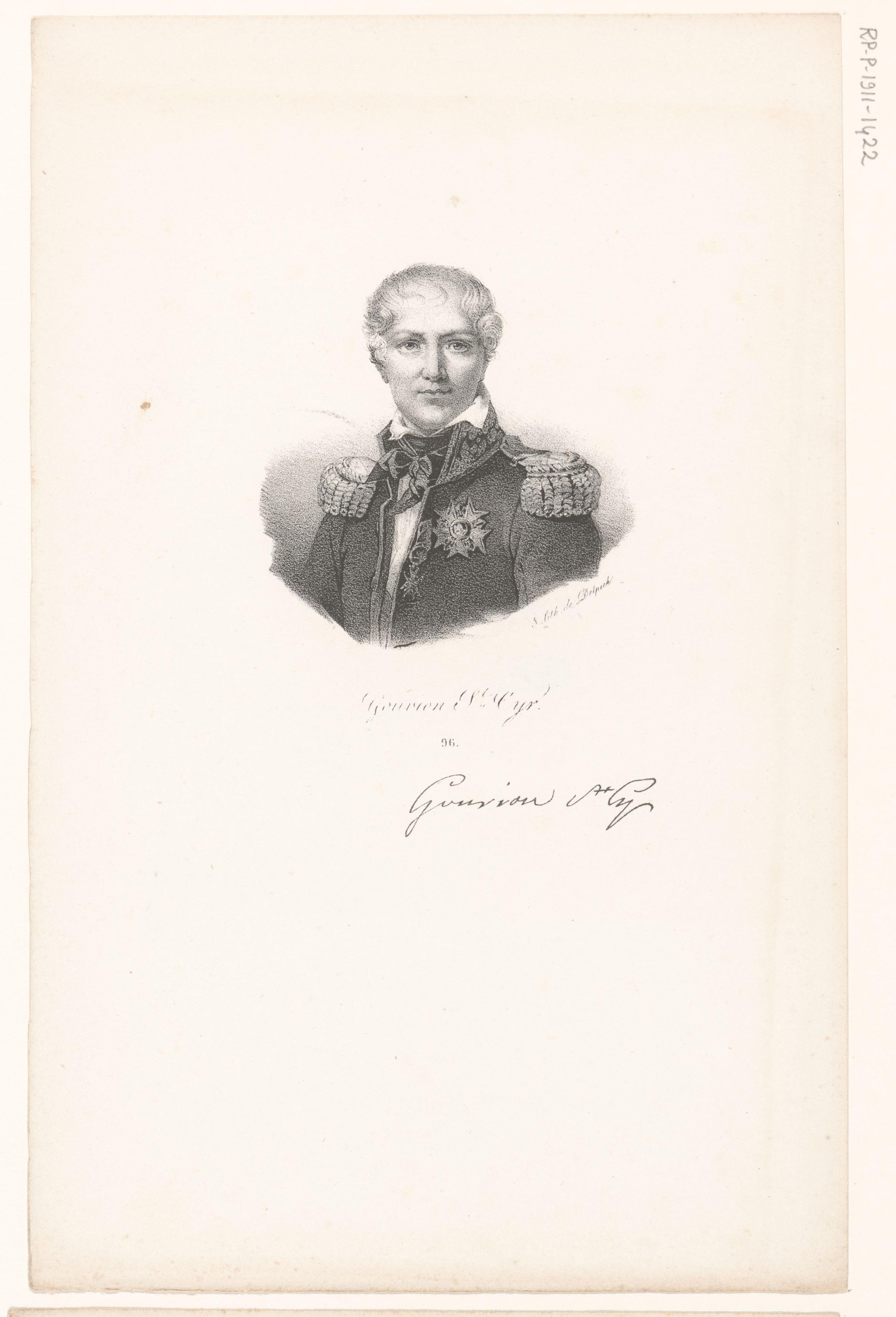 Portret van Laurent de Gouvion-Saint-Cyr