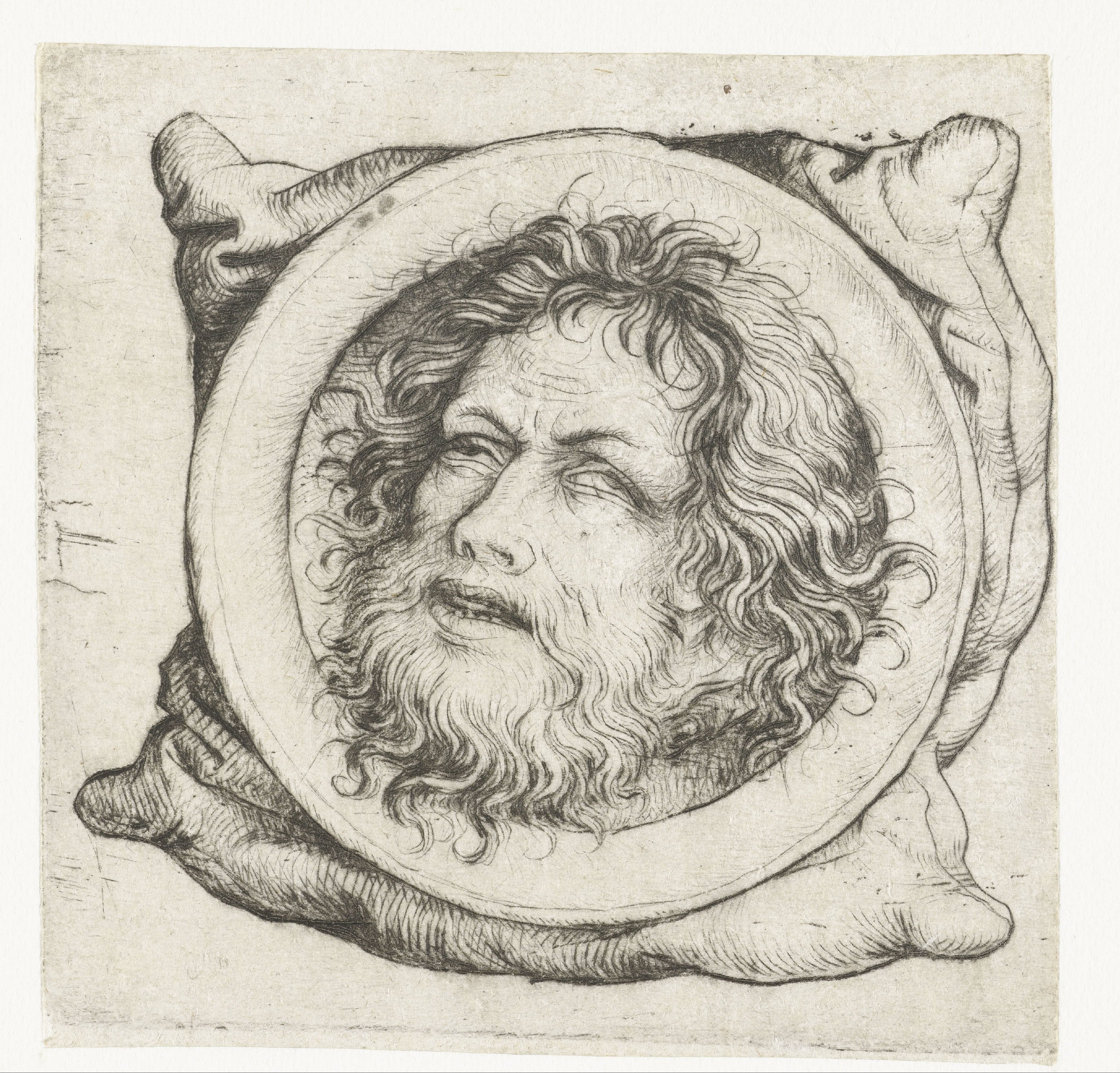 Het hoofd van Johannes de Doper op een schotel