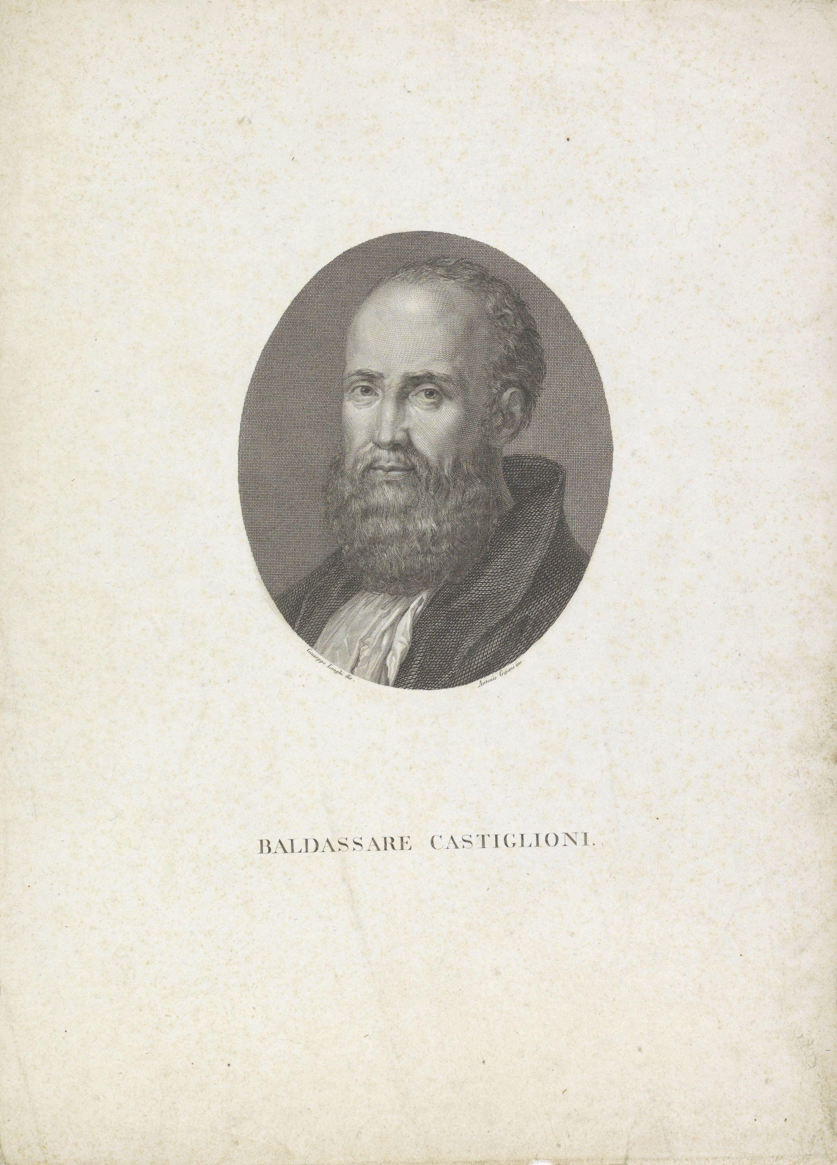 Portret van dichter Baldassare Castiglioni