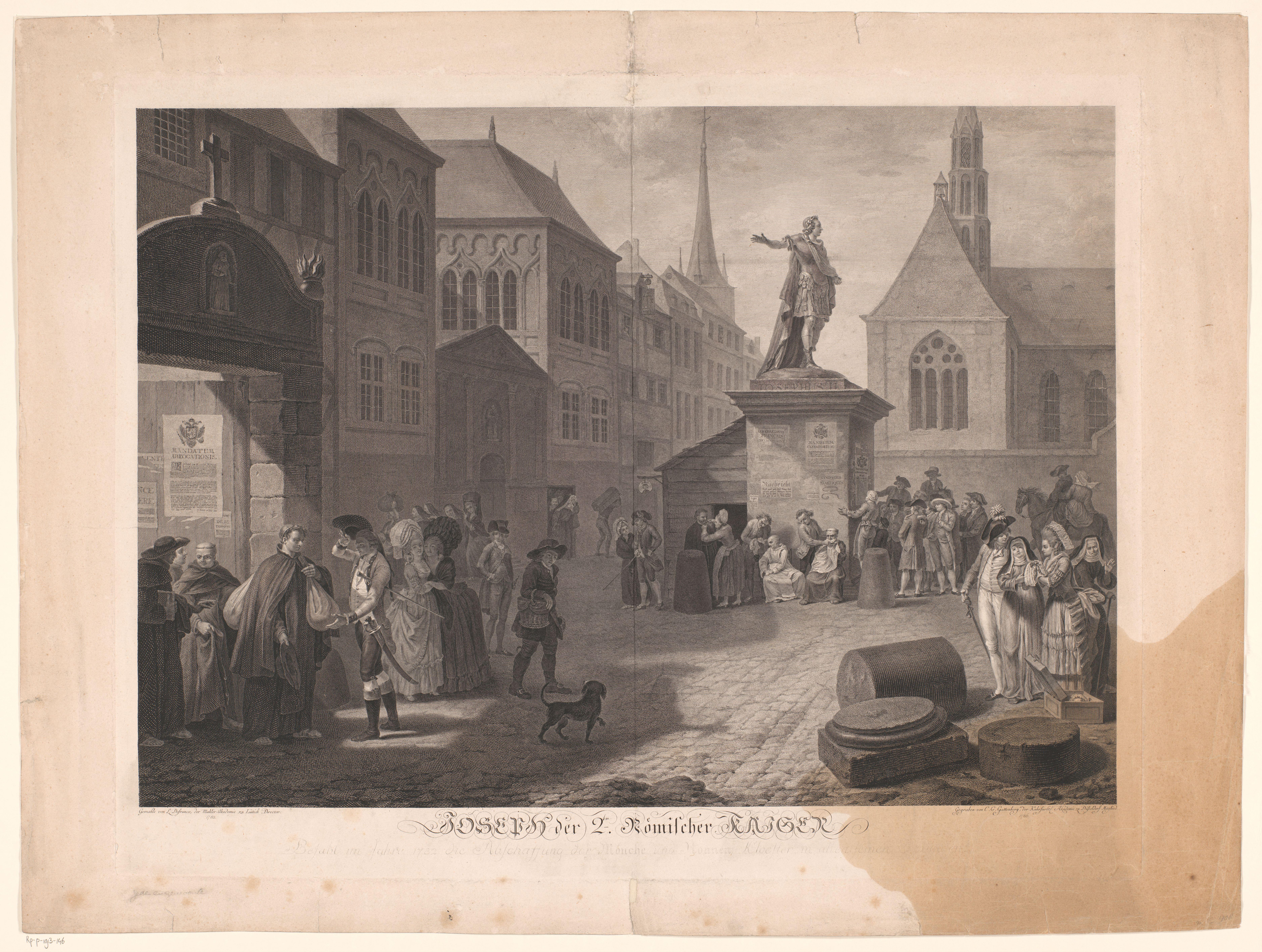 Afschaffing van de monniken- en nonnenkloosters door keizer Jozef II