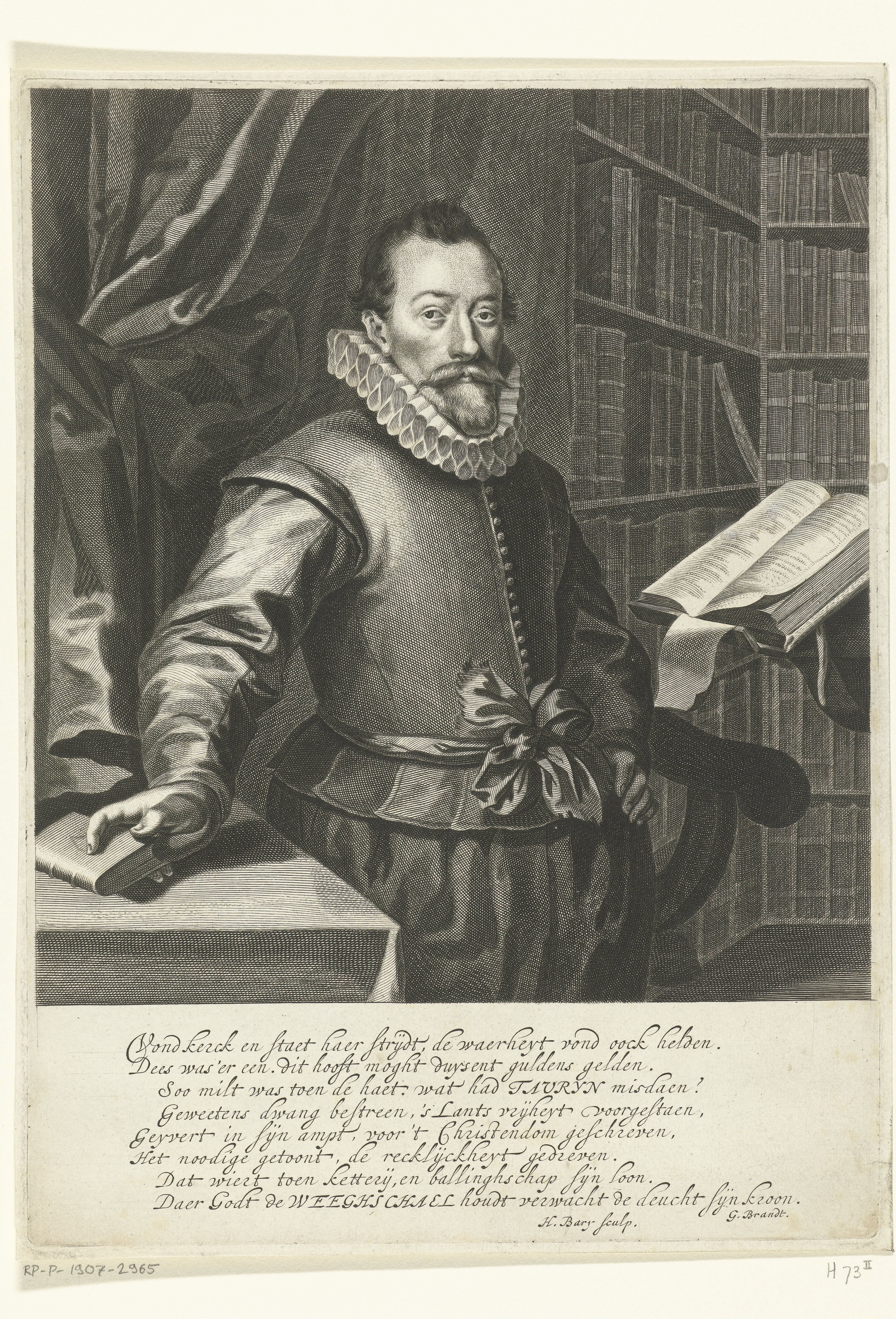 Portret van Jacobus Taurinus