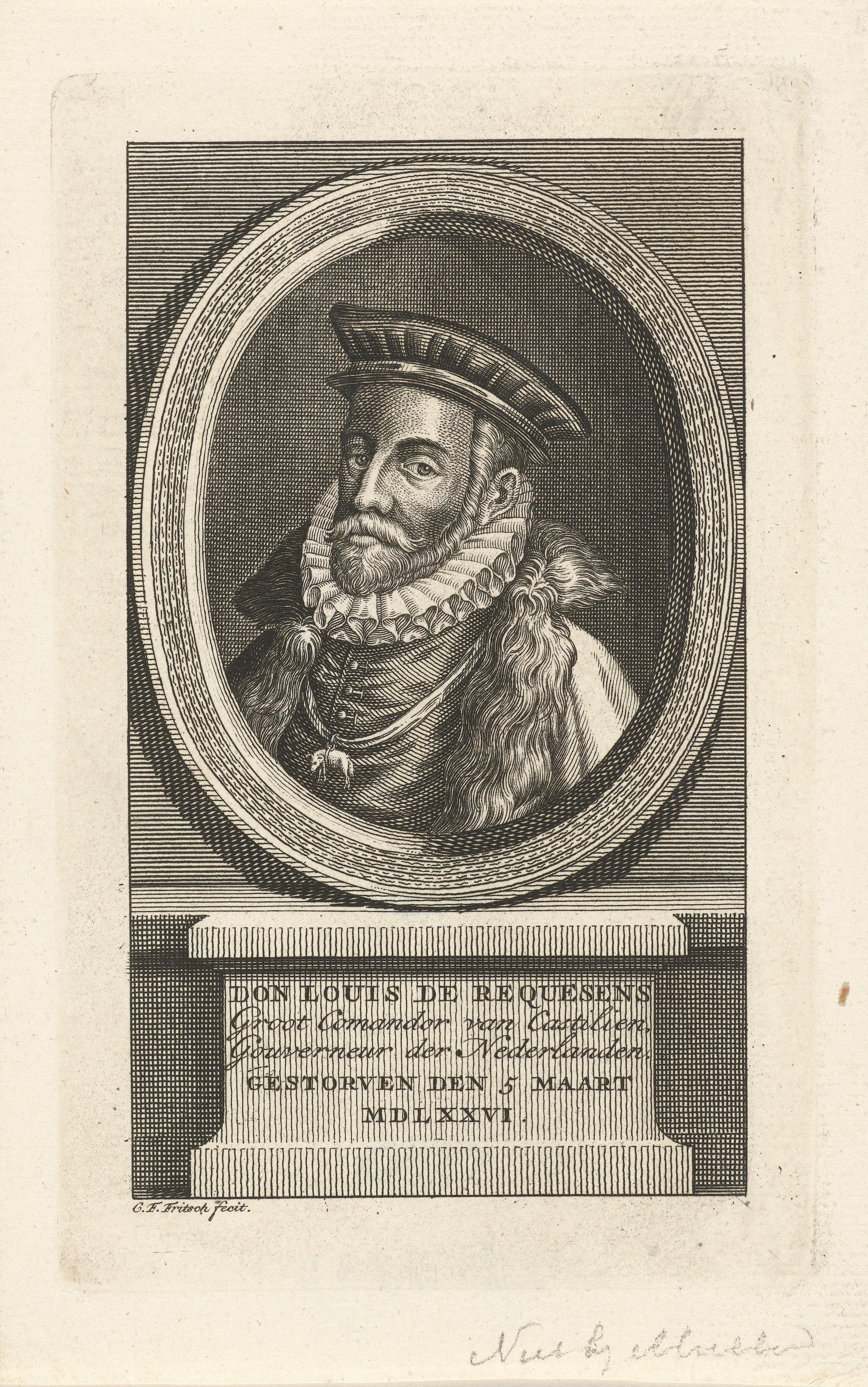Portret van Don Luis de Requesens y Zunega