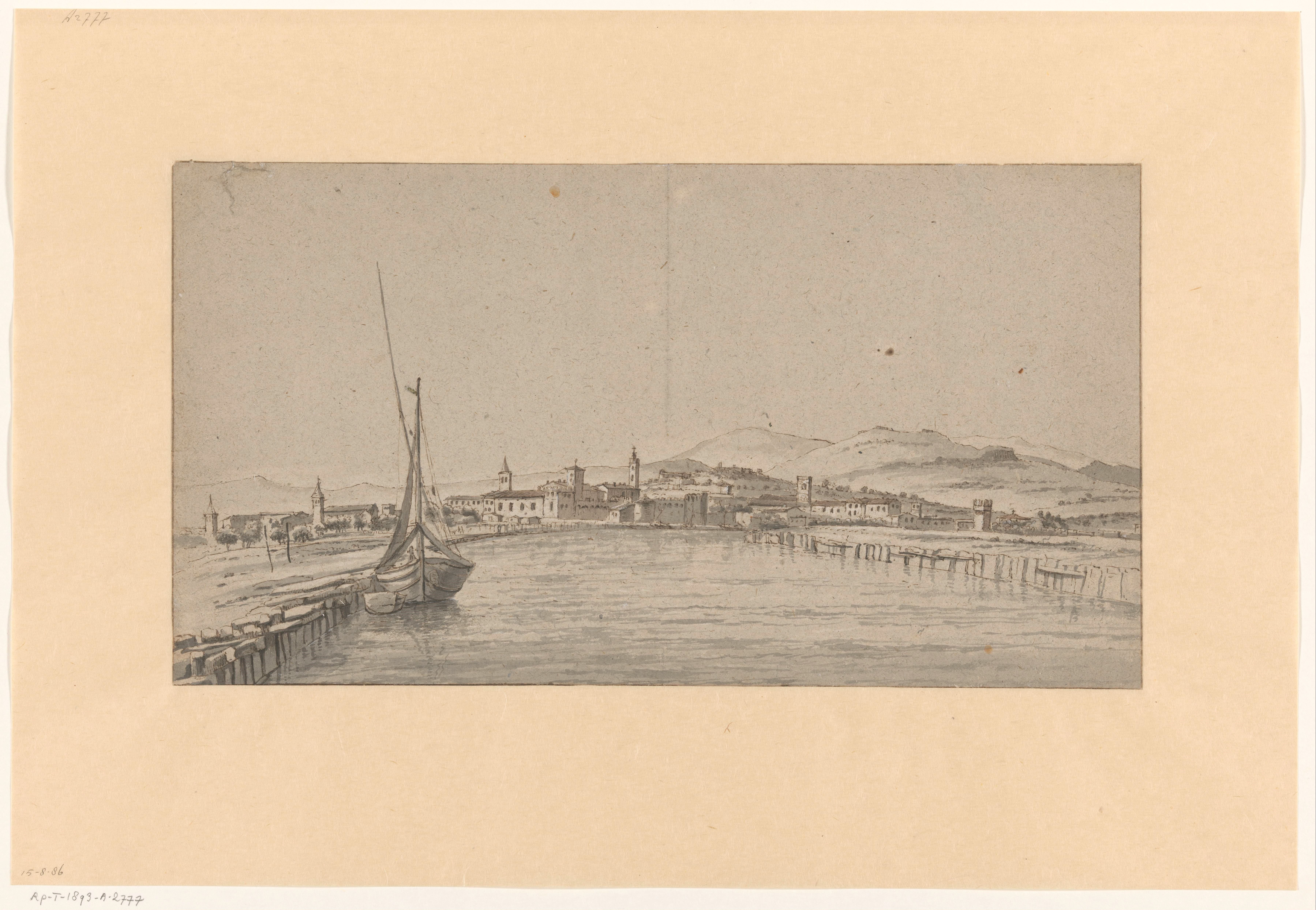 View of a Town in the Tiber Valley
